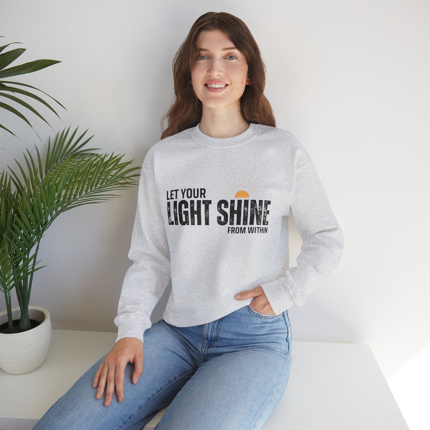 🌞Let Your Light Shine From Within - Radiance Crewneck Sweatshirt