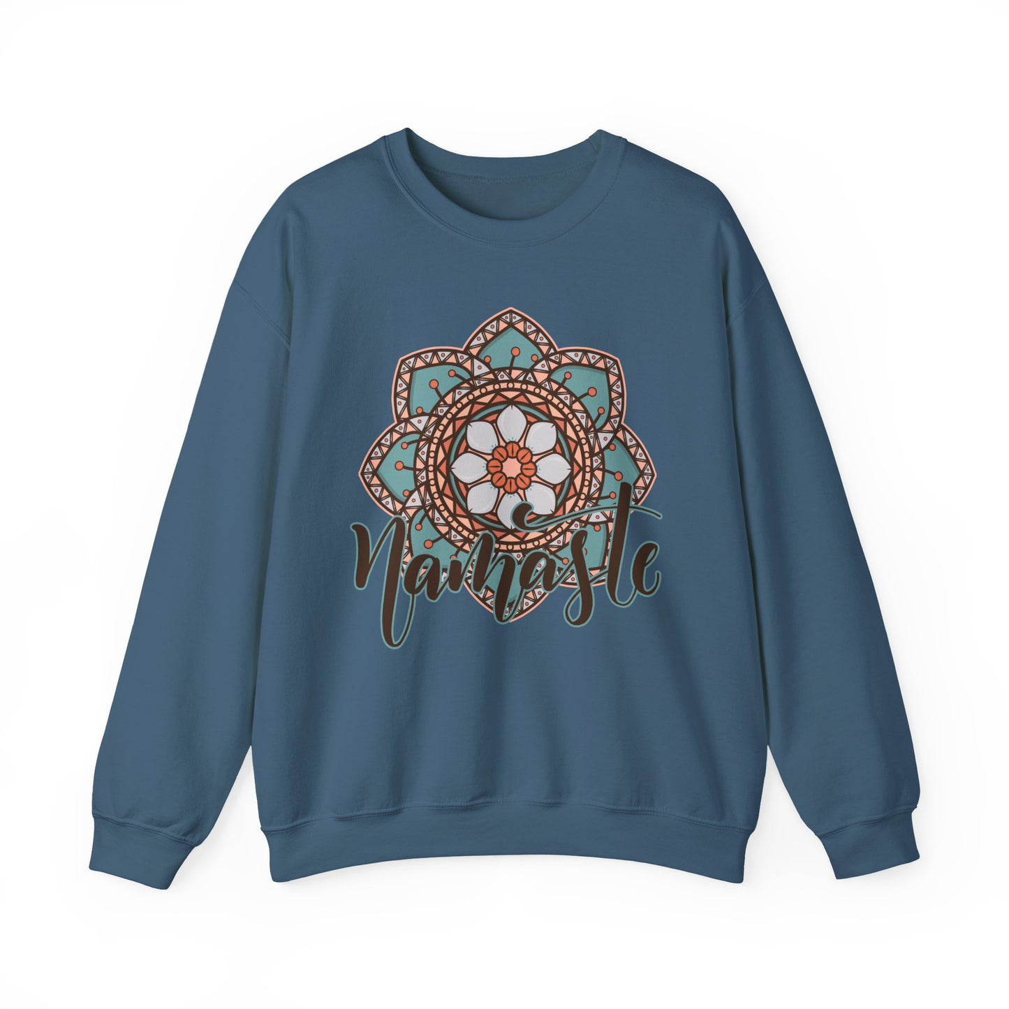 Namaste in Bloom🌸 - Mandala Crewneck Sweatshirt
