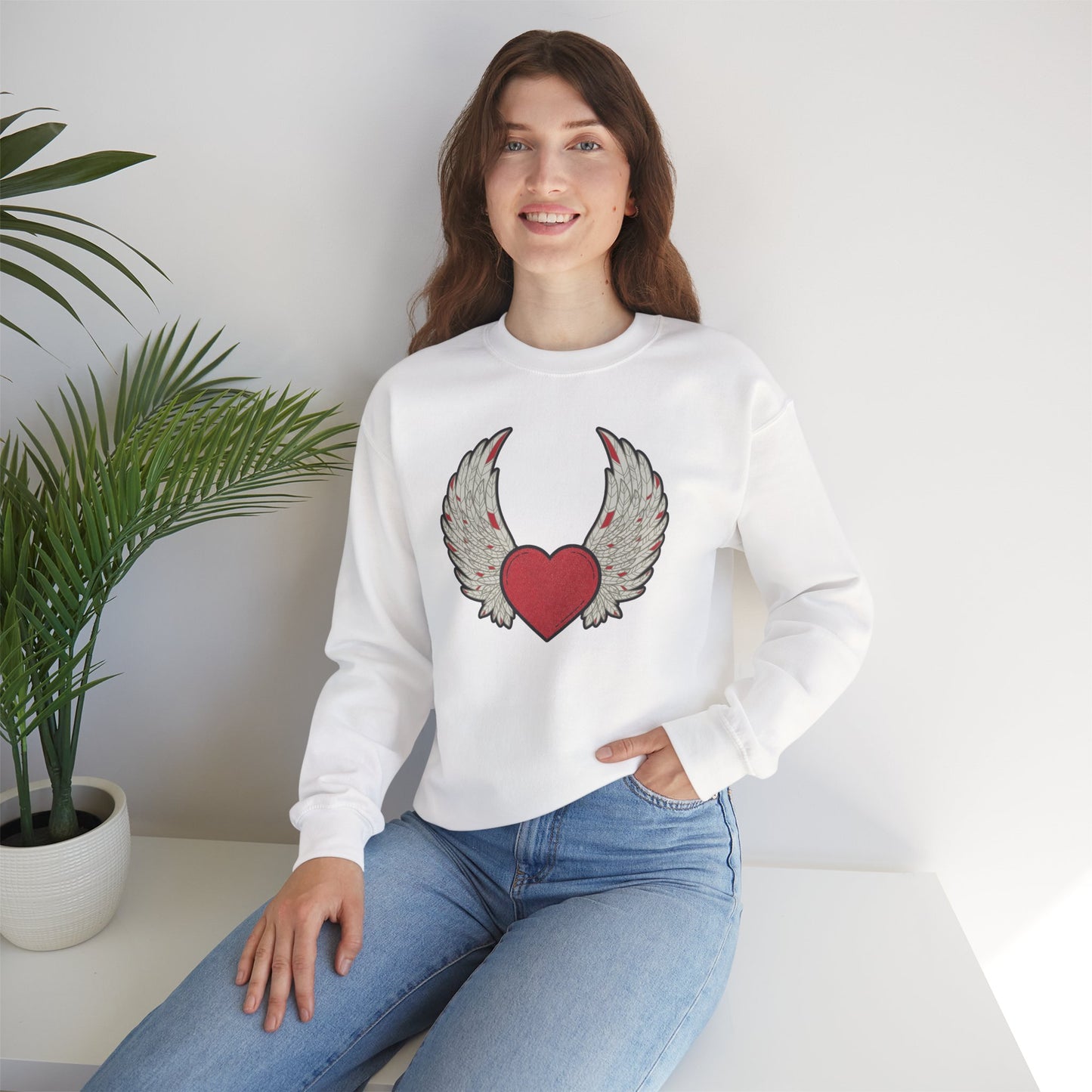 ❤️🔥When the Heart Aligns, It Takes Wings Crewneck Sweatshirt