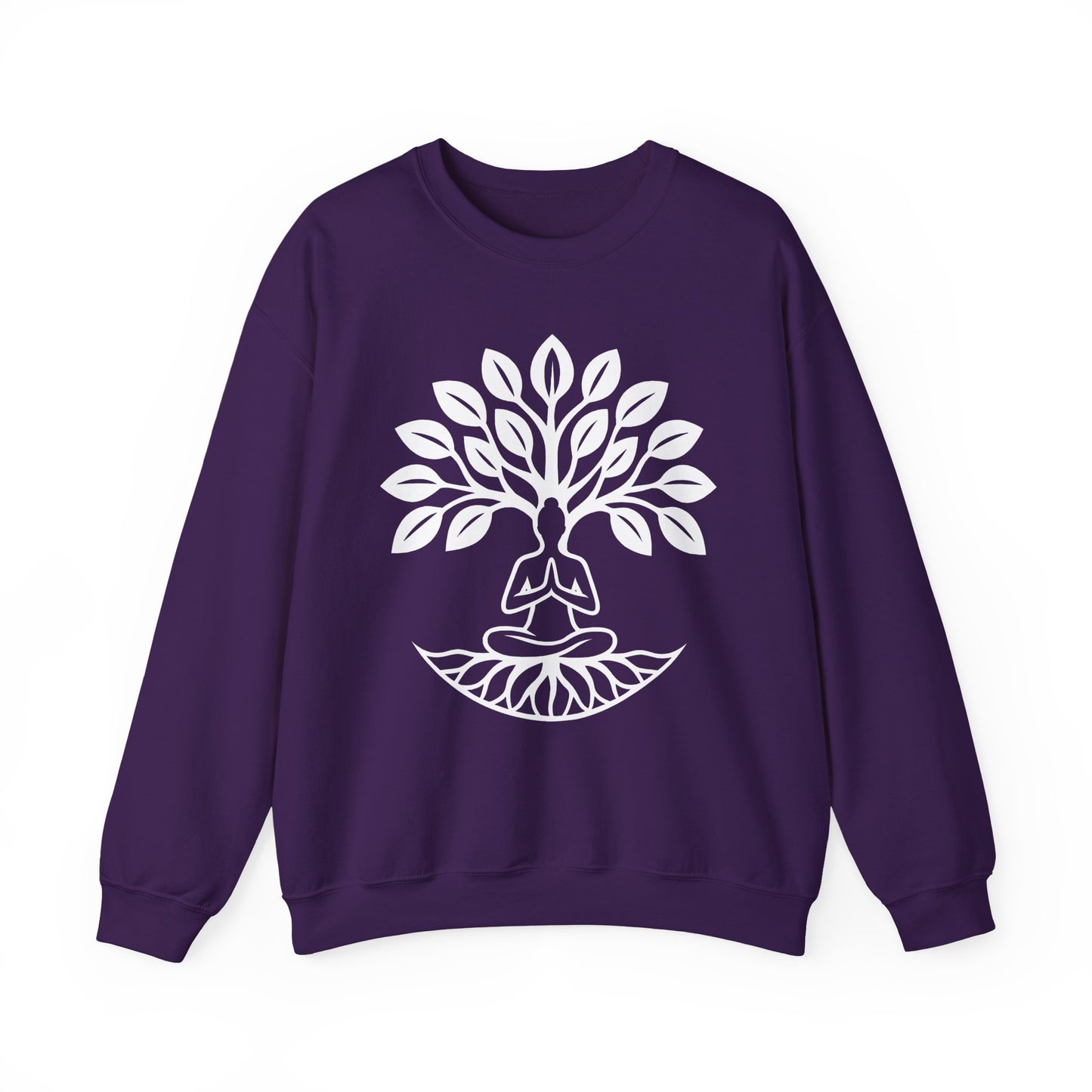 🌿Rooted in Stillness - Tree of Life Crewneck Sweatshirt