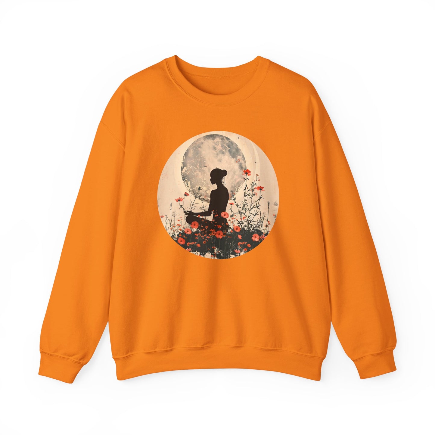 🌺Moonlit Stillness - A Sacred Space to Just Be Crewneck Sweatshirt