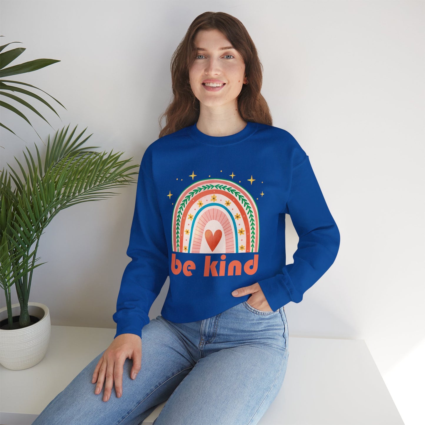 ๐Be Kind - Wear the Rainbow Within - Crewneck Sweatshirt