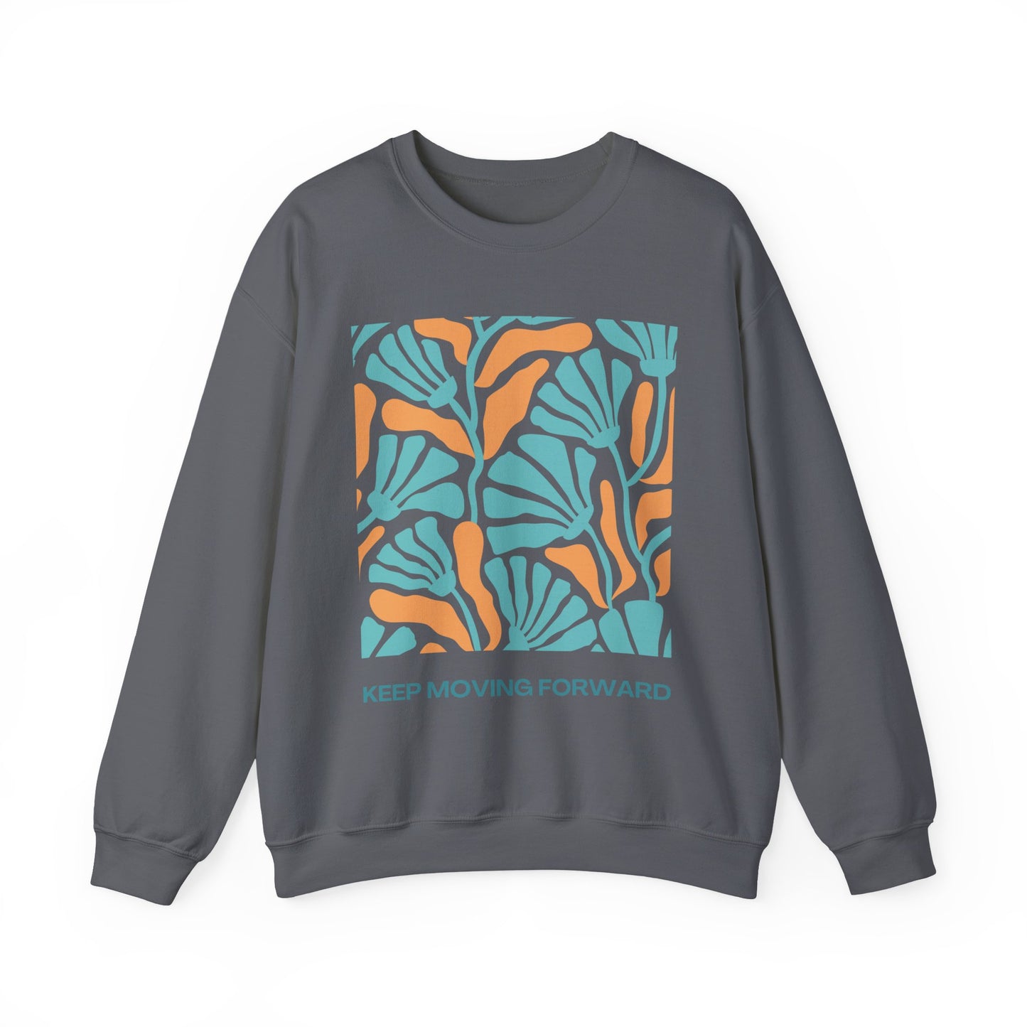 🌸Keep Moving Forward - Floral Flow Crewneck Sweatshirt
