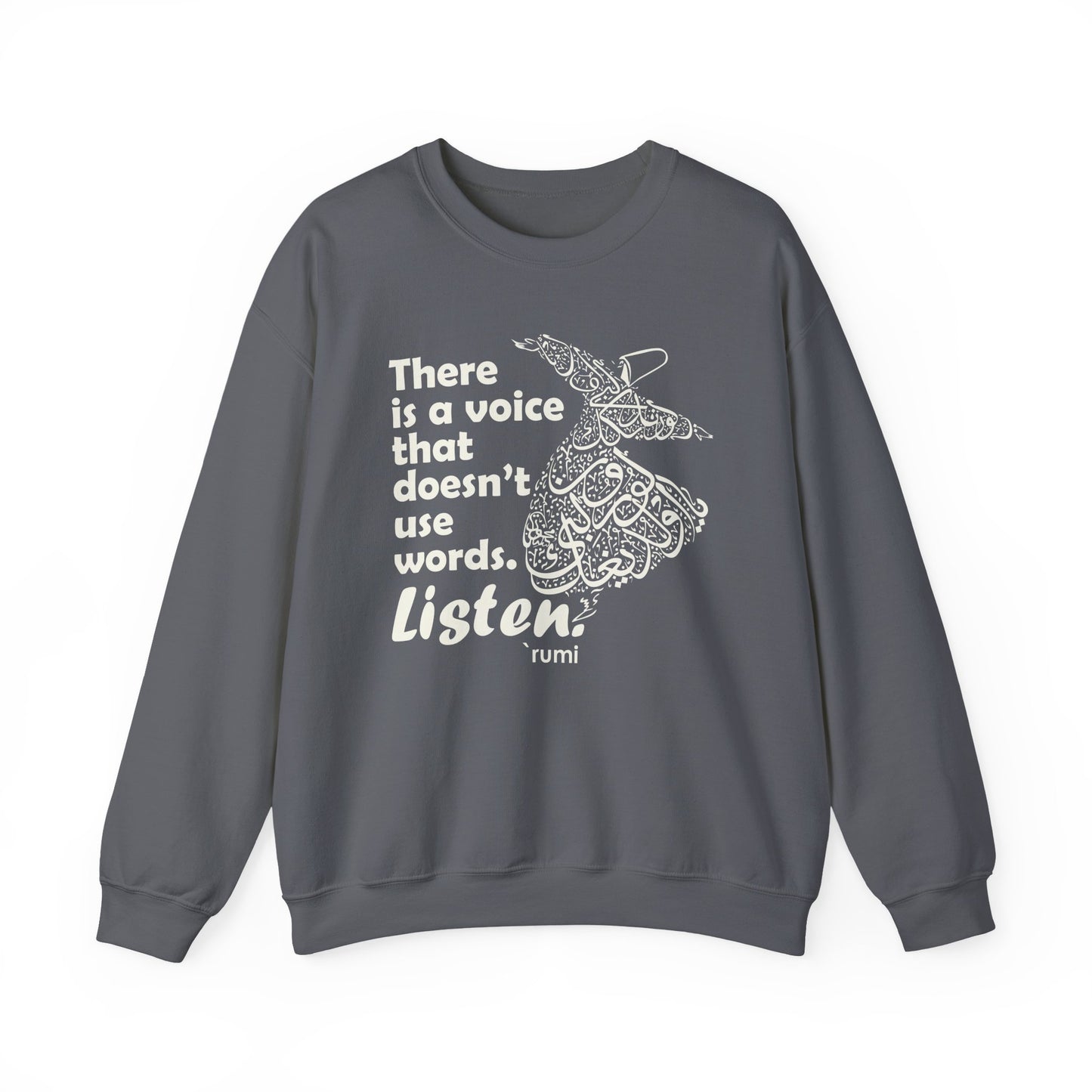 🎶The Voice Within - Rumi Crewneck Sweatshirt