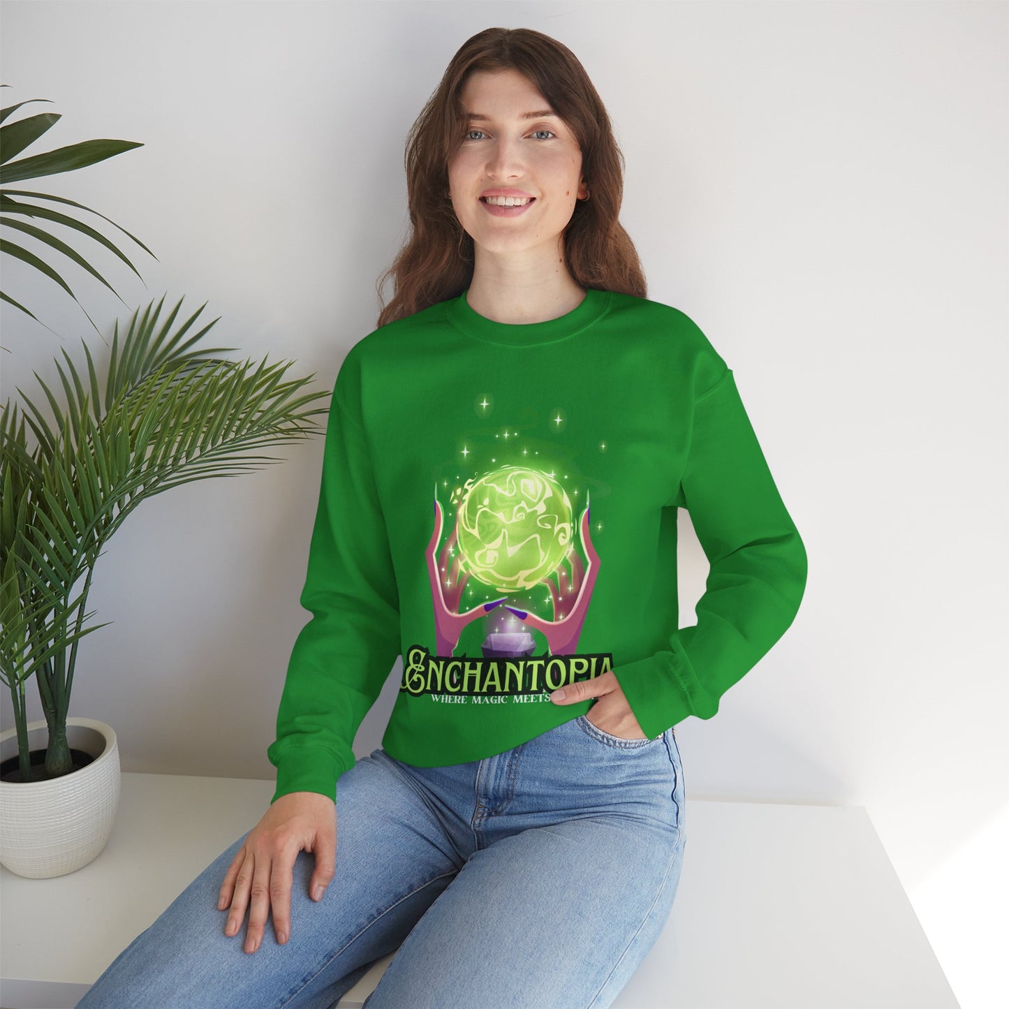 🔮Enchantopia - Where Magic Meets Wonder Crewneck Sweatshirt
