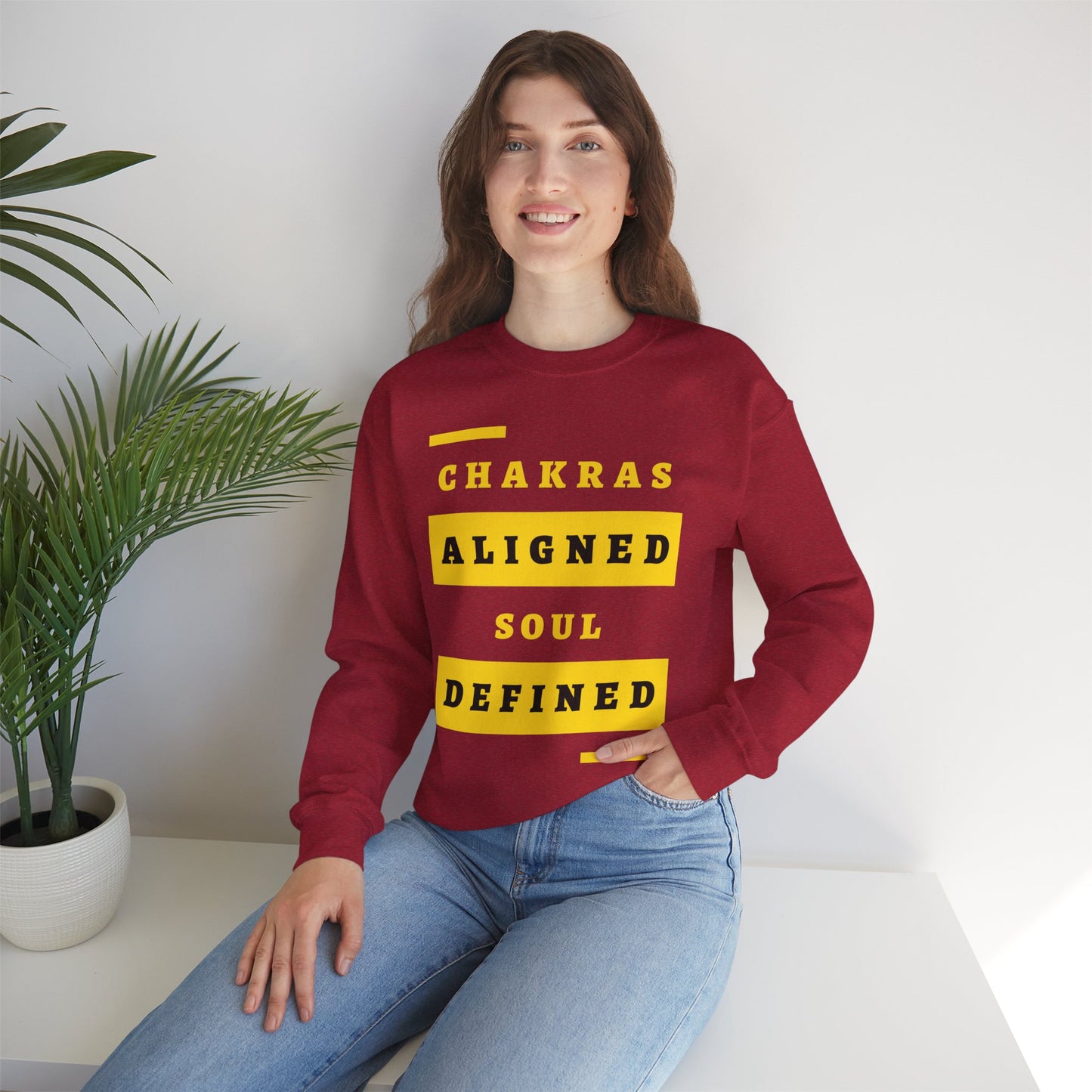 Chakras Aligned, Soul Defined π§ββοΈβ¨ Crewneck Sweatshirt