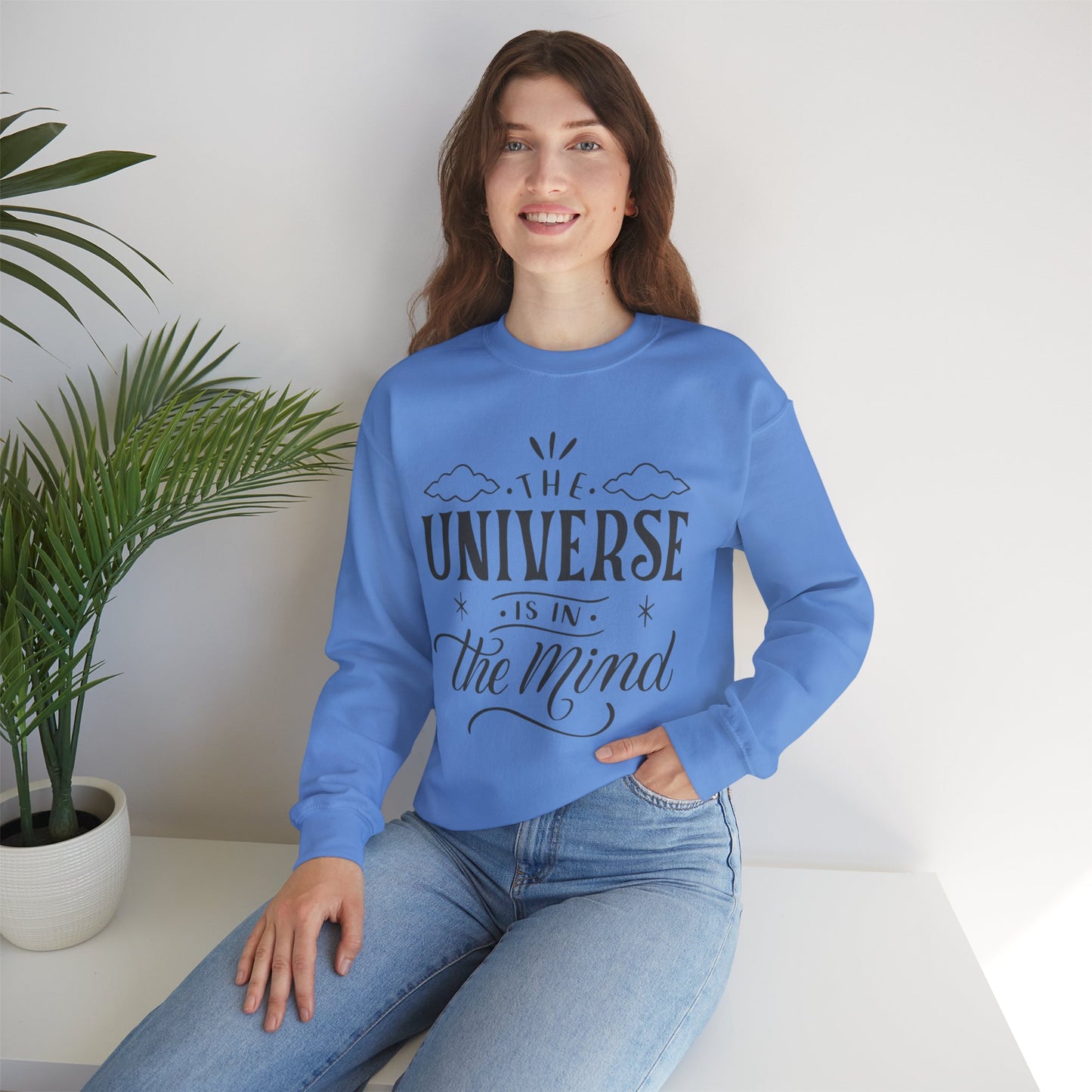 🪐Mindful Cosmos - The Universe Within Crewneck Sweatshirt