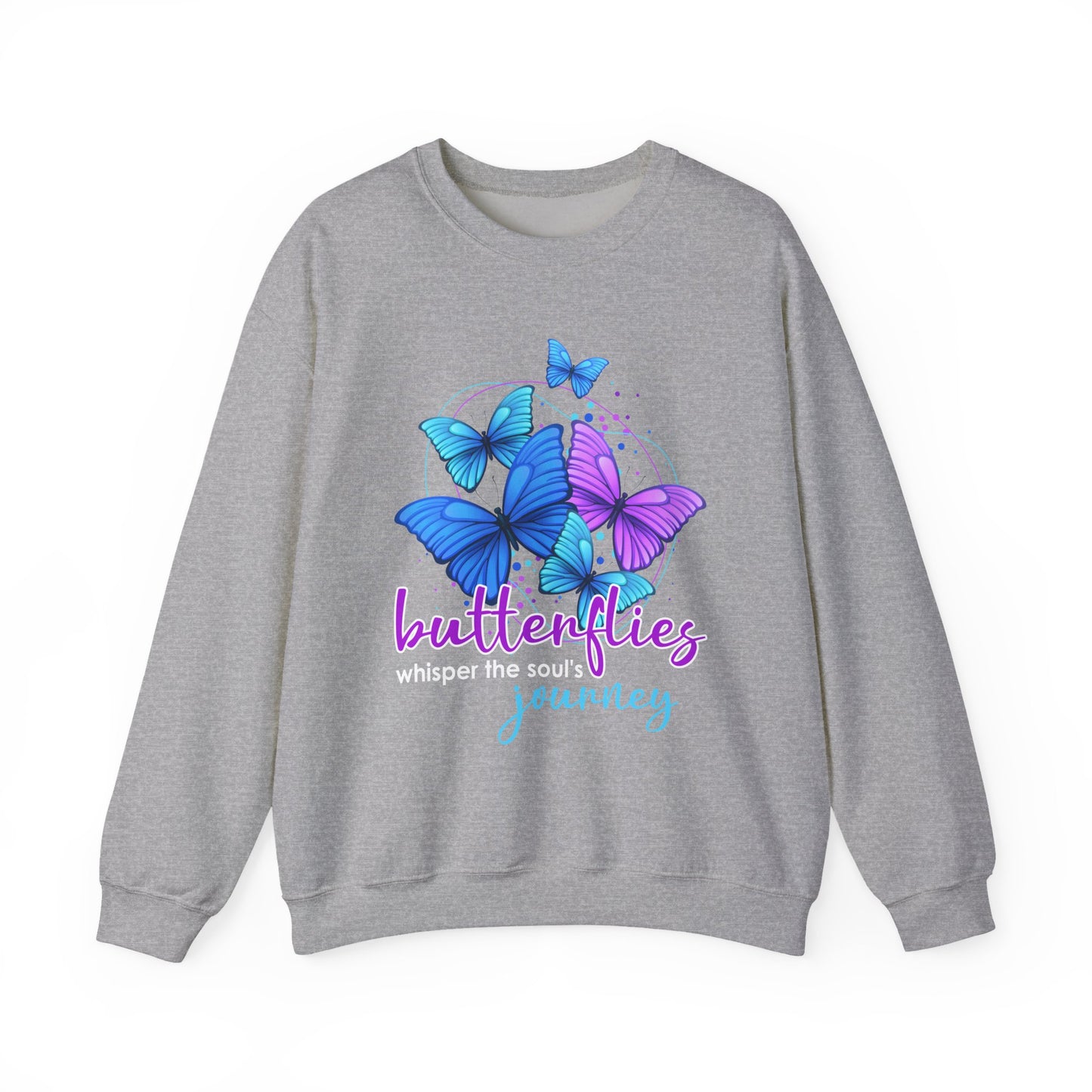 🦋Butterfly Whispers - The Soul’s Journey Crewneck Sweatshirt