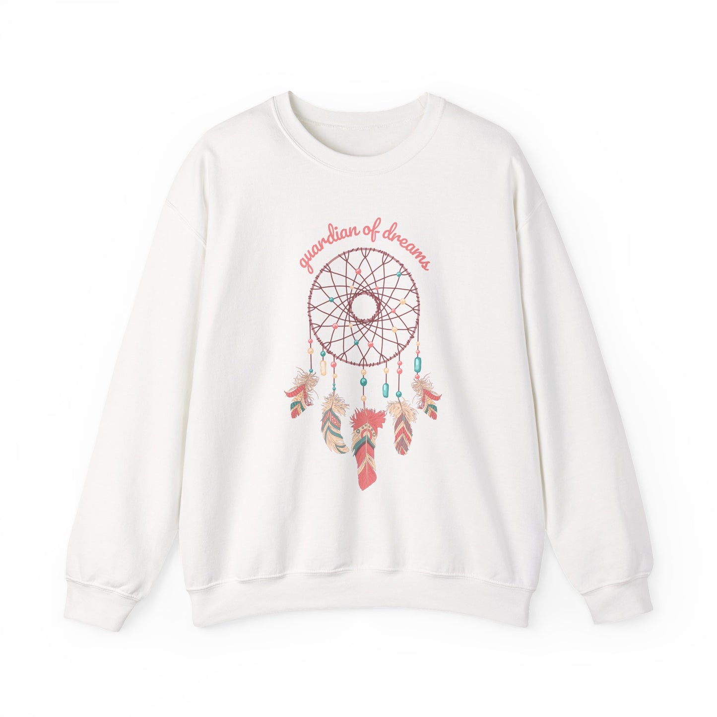 Guardian of Dreams 🌸✨ Boho Dreamcatcher Crewneck Sweatshirt