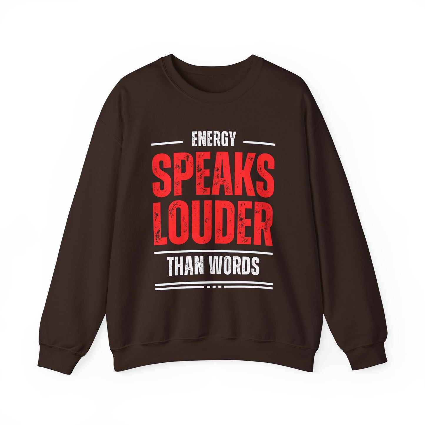 🔮Energy Speaks Louder - Vibrational Wisdom Crewneck Sweatshirt