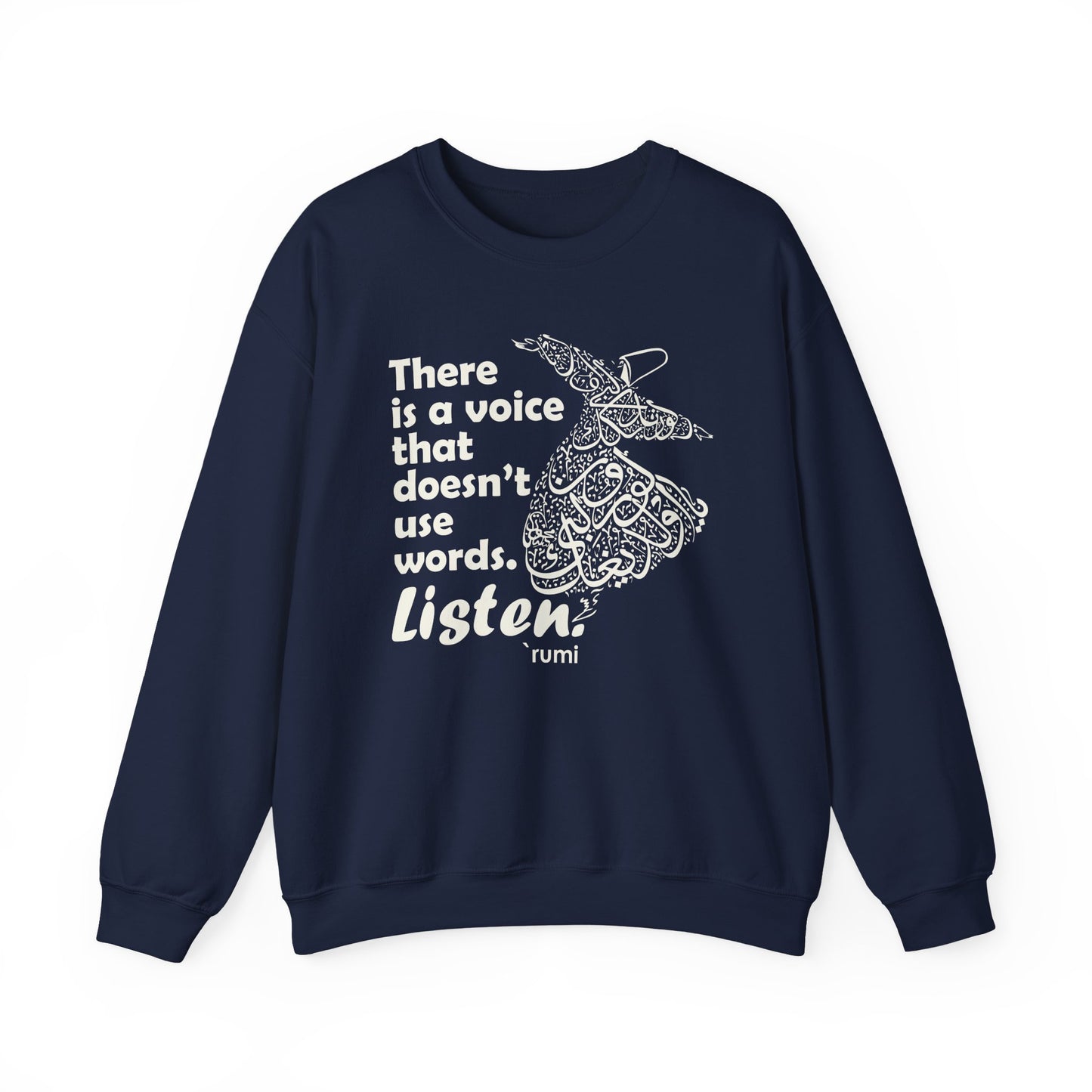 🎶The Voice Within - Rumi Crewneck Sweatshirt