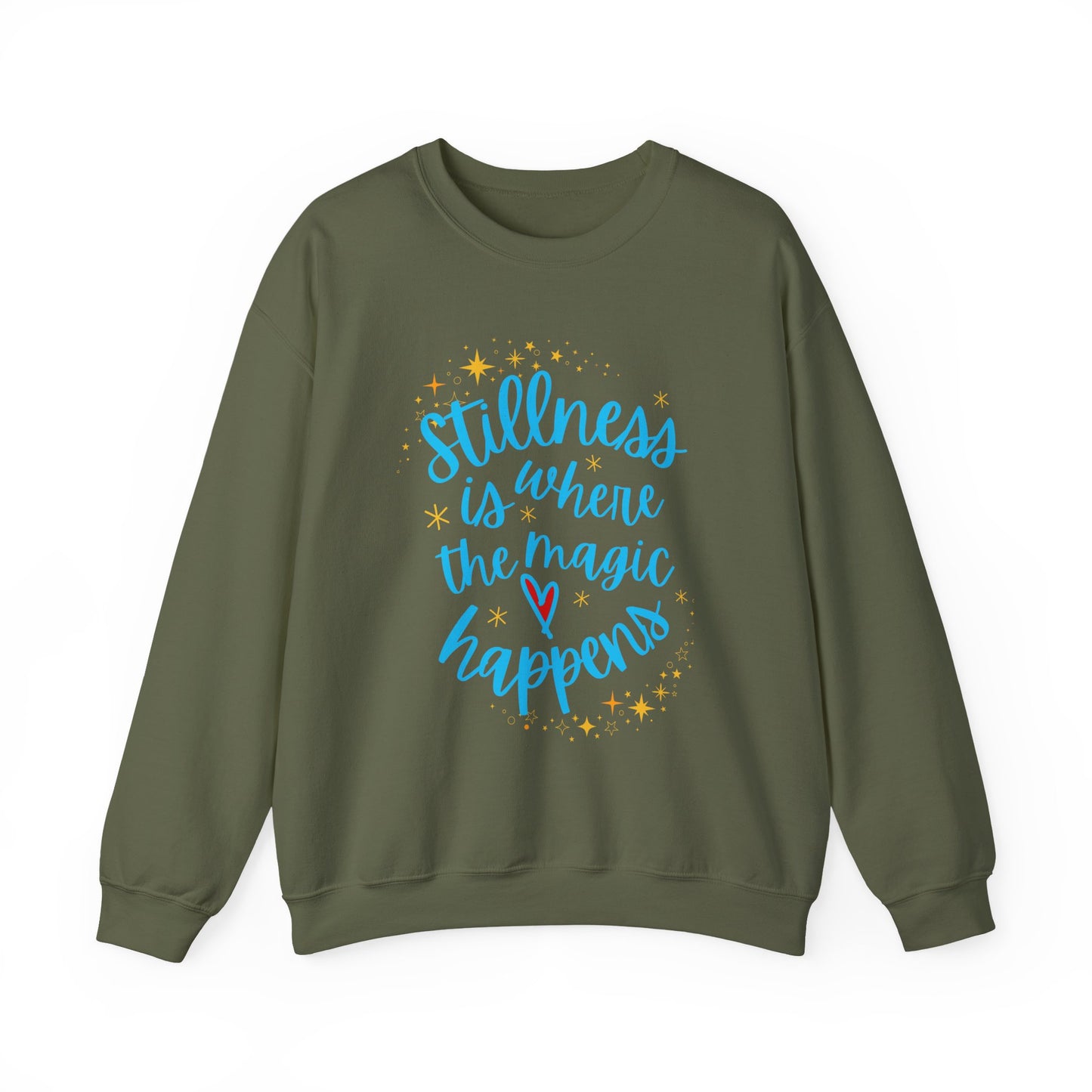 🌌The Magic of Stillness - Mindful Moments Crewneck Sweatshirt