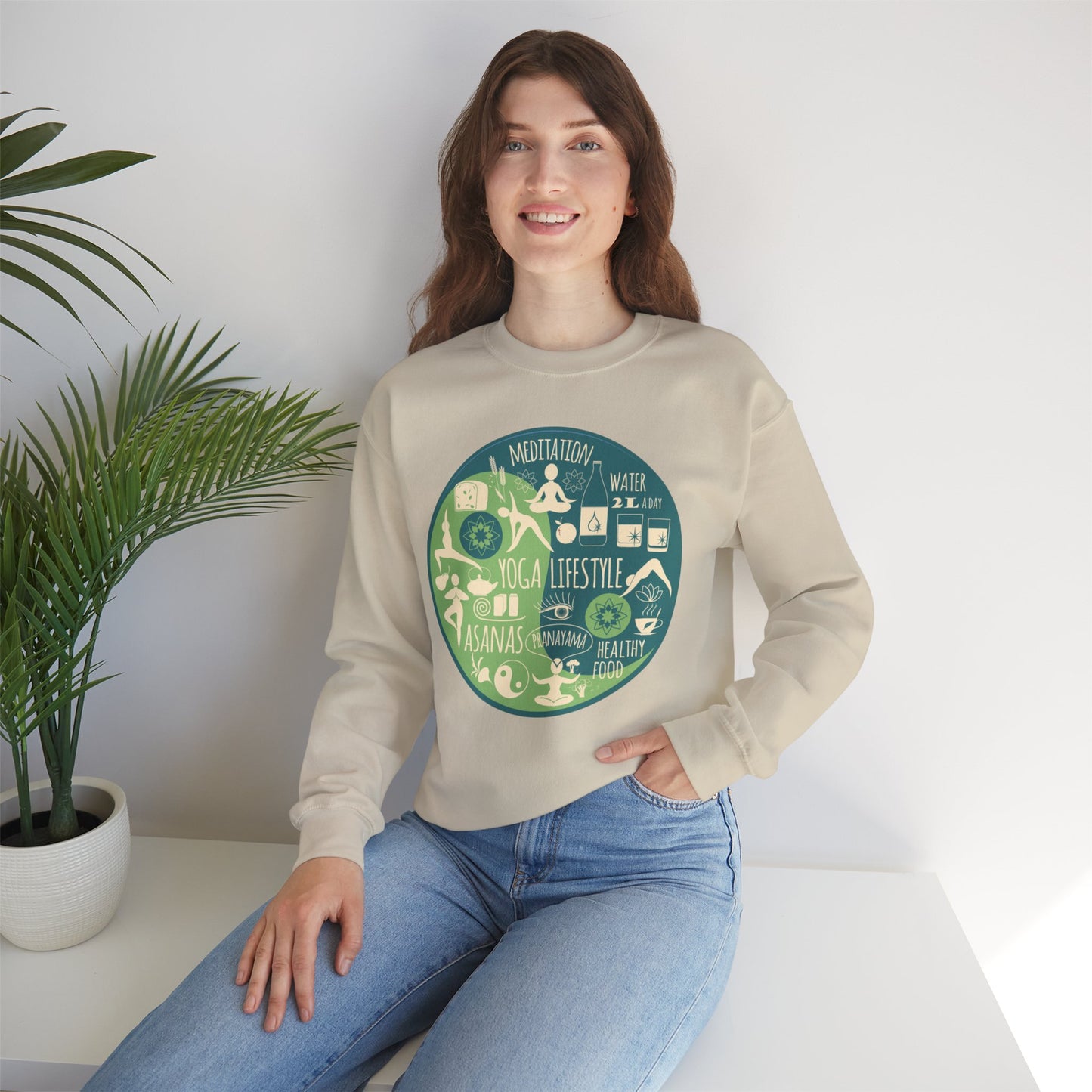 🌀Align Within - Live the Yoga Way Crewneck Sweatshirt