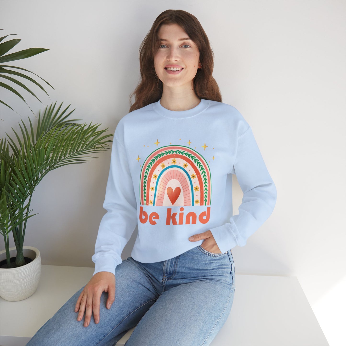 ๐Be Kind - Wear the Rainbow Within - Crewneck Sweatshirt