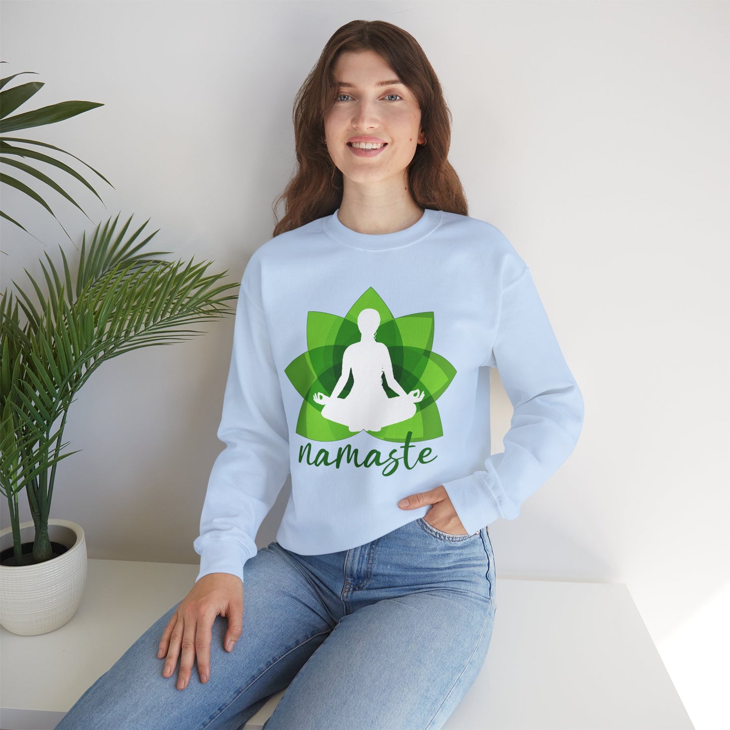 🌱Namaste Bloom - Sacred Stillness Sweatshirt