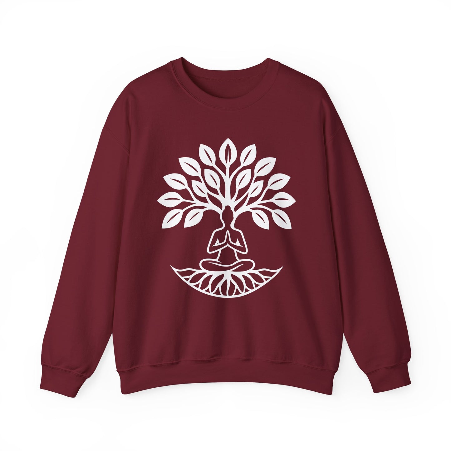 🌿Rooted in Stillness - Tree of Life Crewneck Sweatshirt