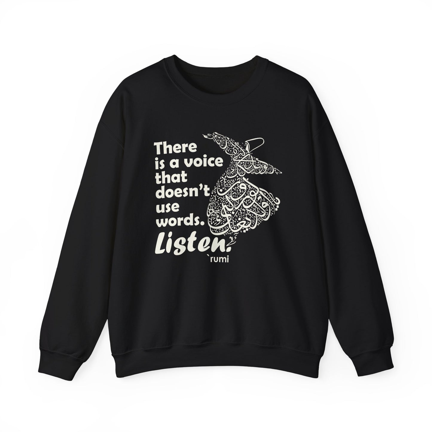 🎶The Voice Within - Rumi Crewneck Sweatshirt