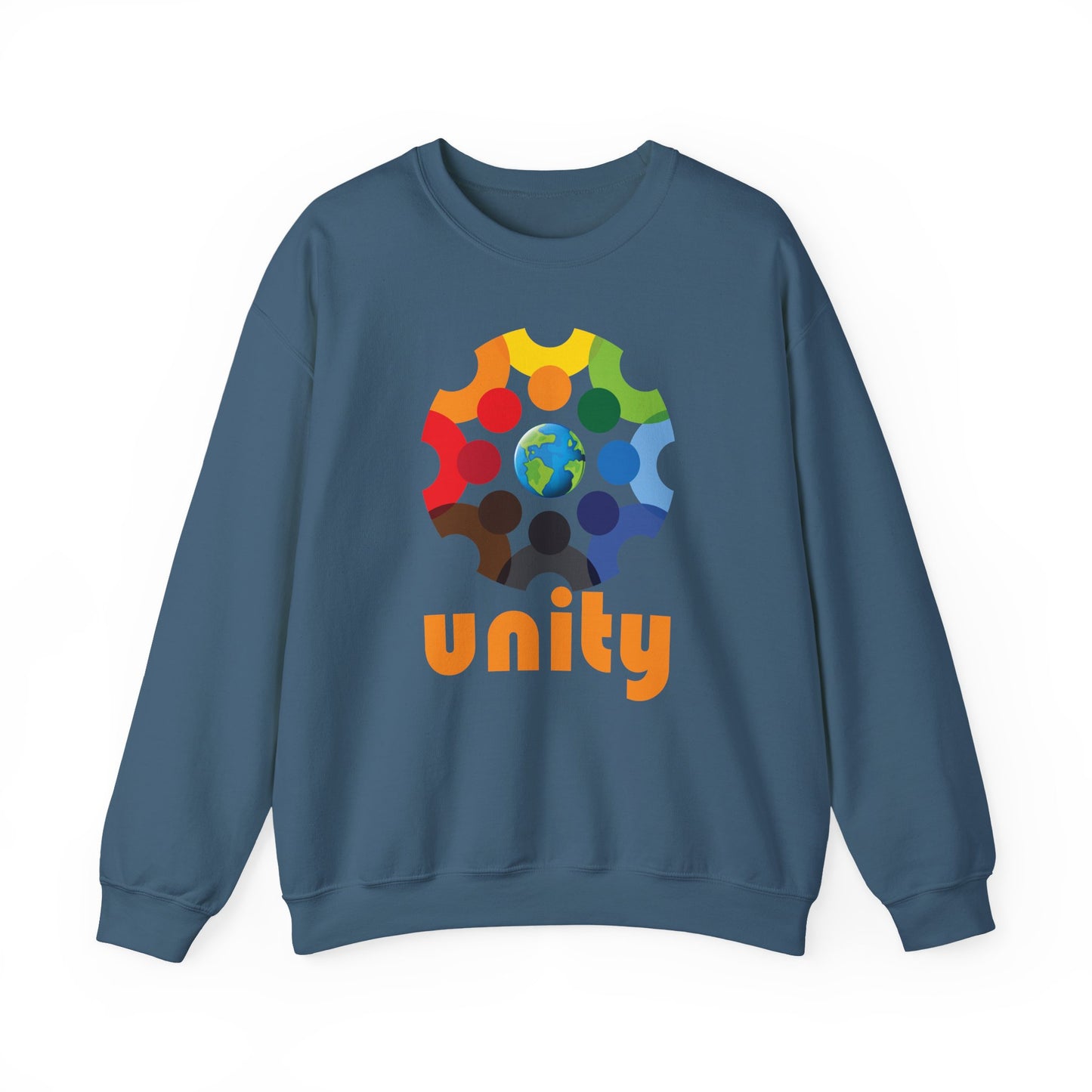 🌐UNITY — One Earth. One Circle. One Heart. - Crewneck Sweatshirt