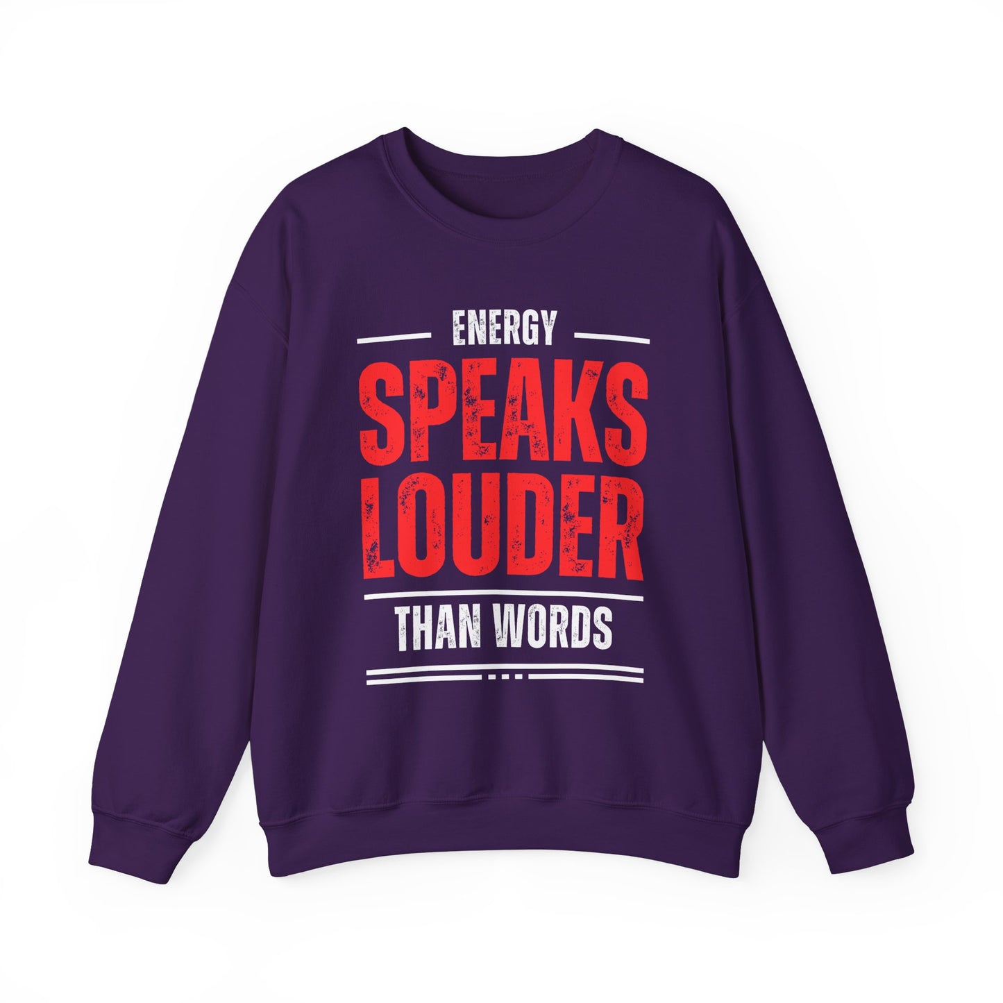 🔮Energy Speaks Louder - Vibrational Wisdom Crewneck Sweatshirt