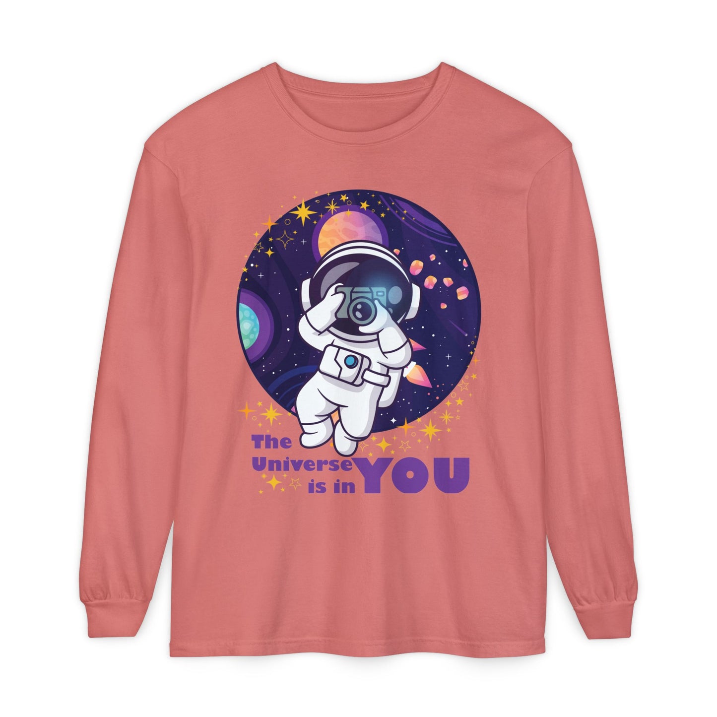 🌌The Universe Is in You - Cosmic Long Sleeve Tee