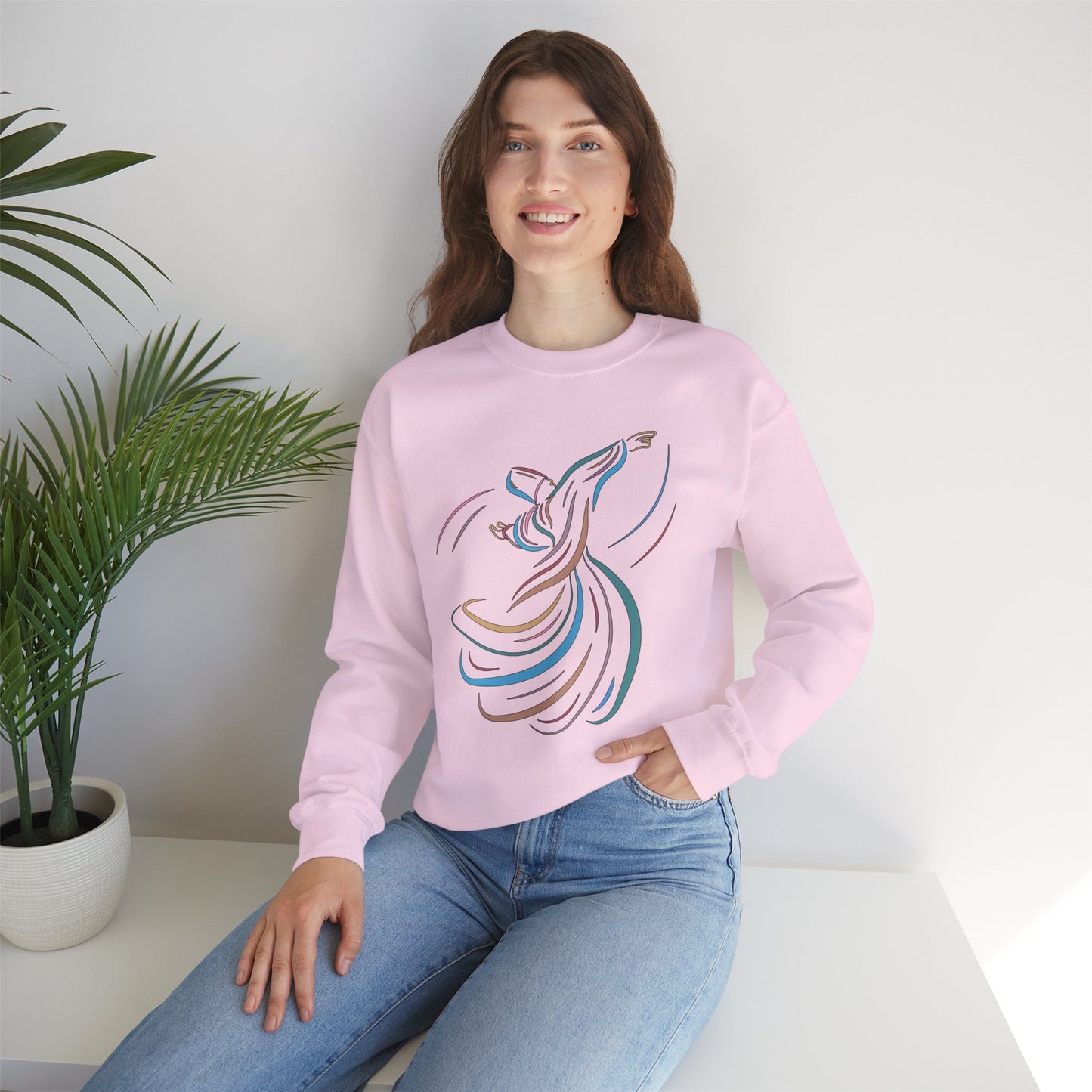 🌪️Sacred Spin - Whirling Within Crewneck Sweatshirt