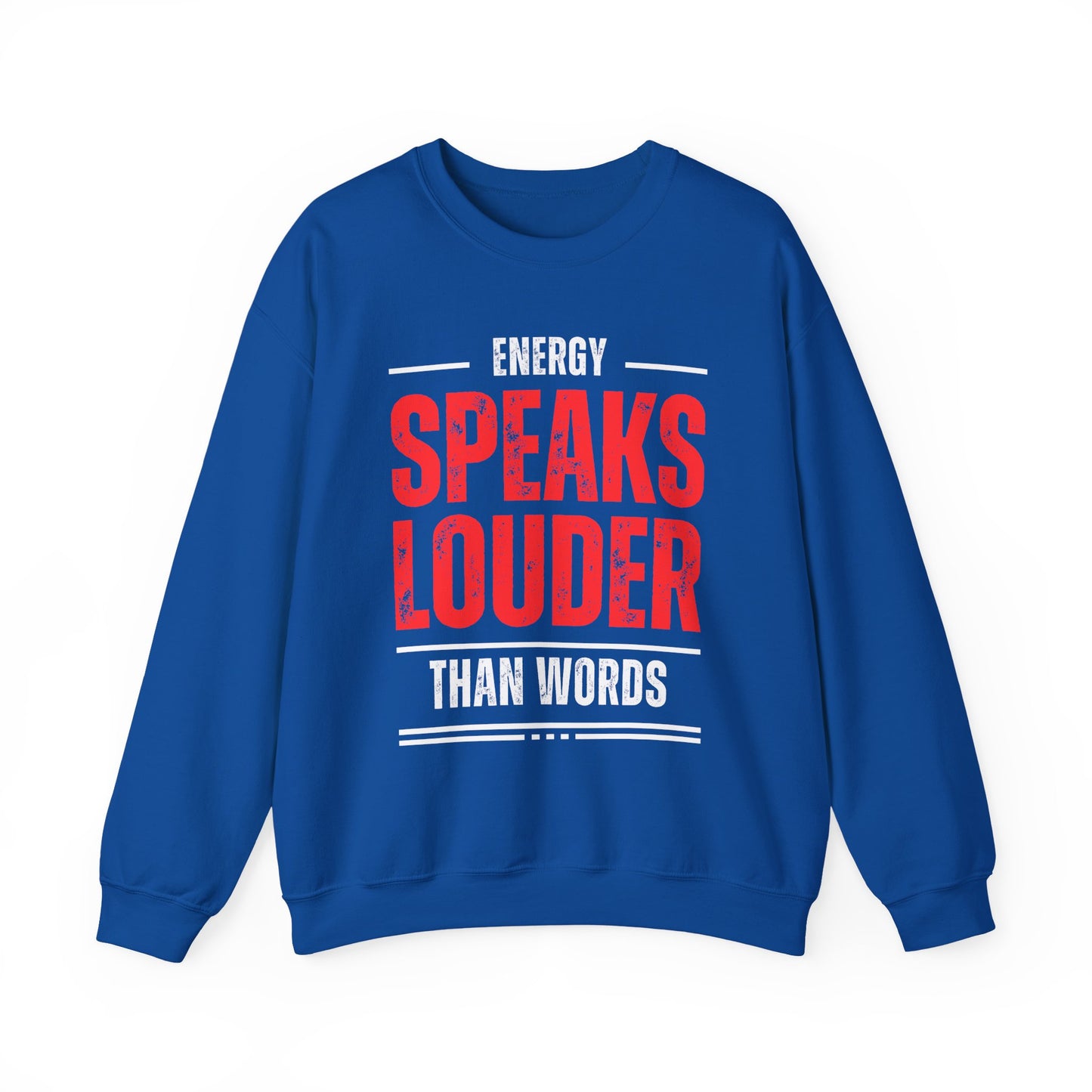 🔮Energy Speaks Louder - Vibrational Wisdom Crewneck Sweatshirt