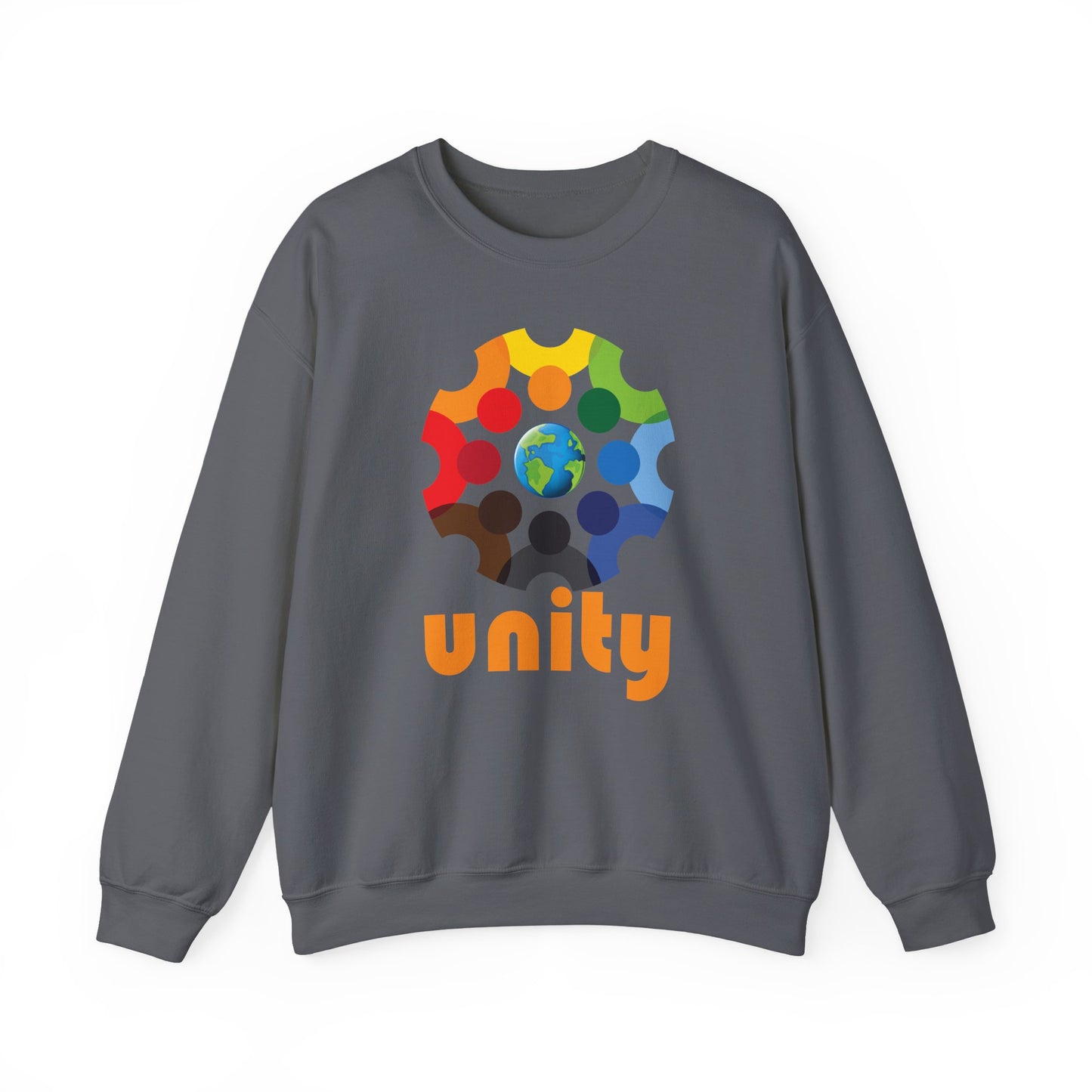 🌐UNITY — One Earth. One Circle. One Heart. - Crewneck Sweatshirt