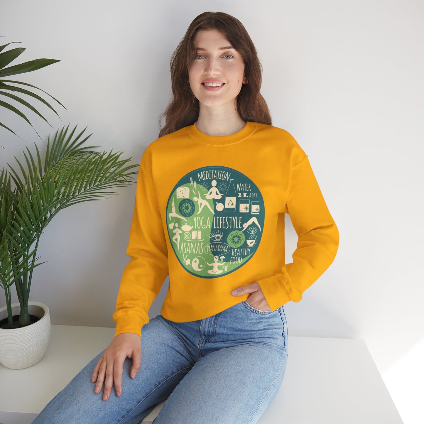 🌀Align Within - Live the Yoga Way Crewneck Sweatshirt