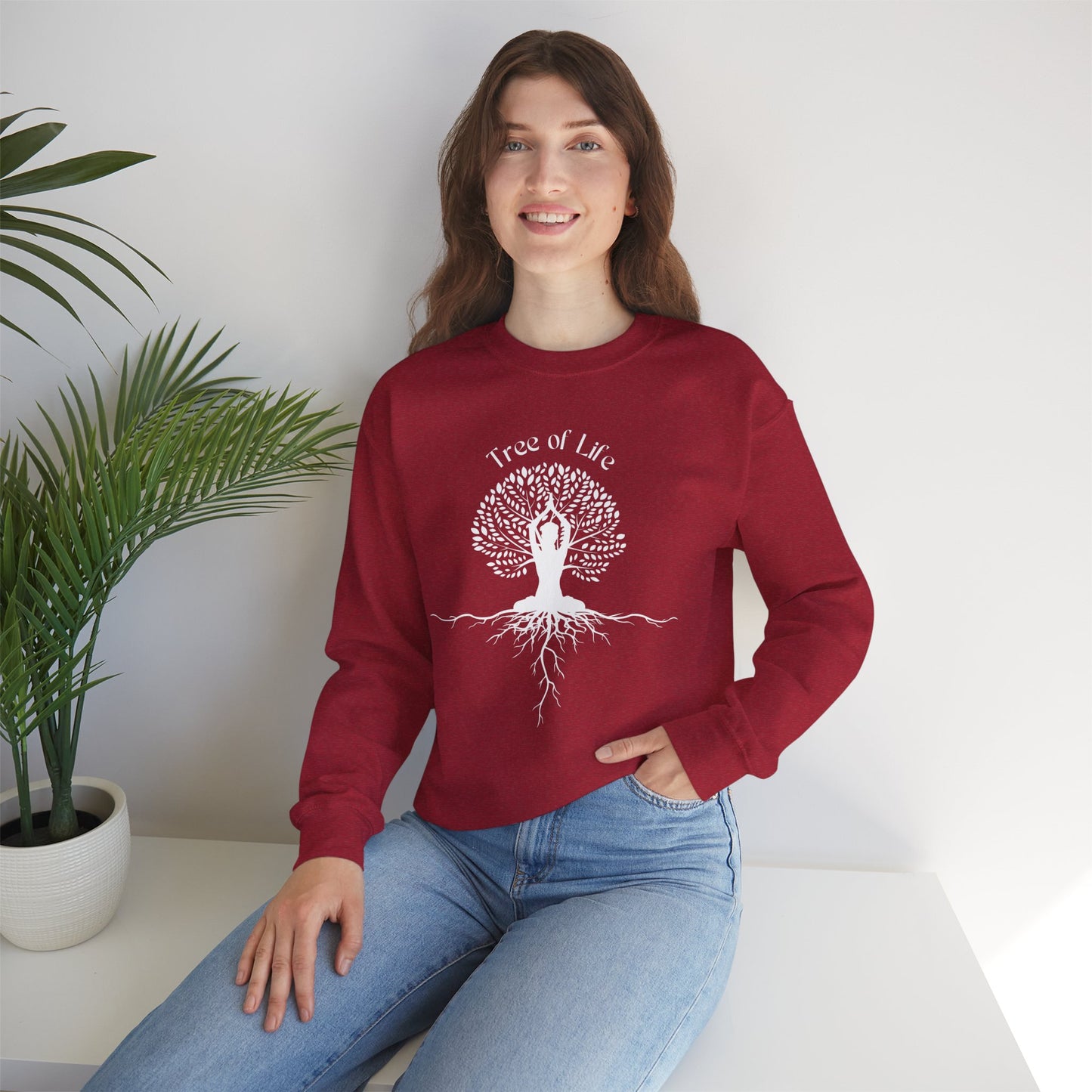 🌳🧘♀️Rooted in Balance Crewneck Sweatshirt