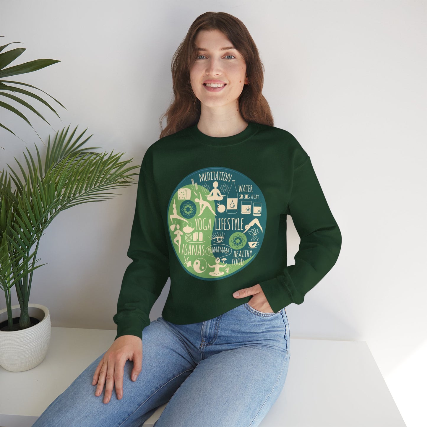🌀Align Within - Live the Yoga Way Crewneck Sweatshirt