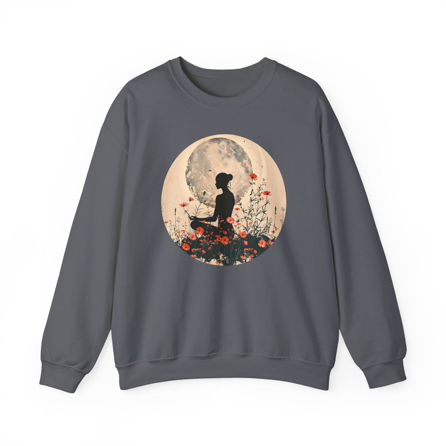 🌺Moonlit Stillness - A Sacred Space to Just Be Crewneck Sweatshirt