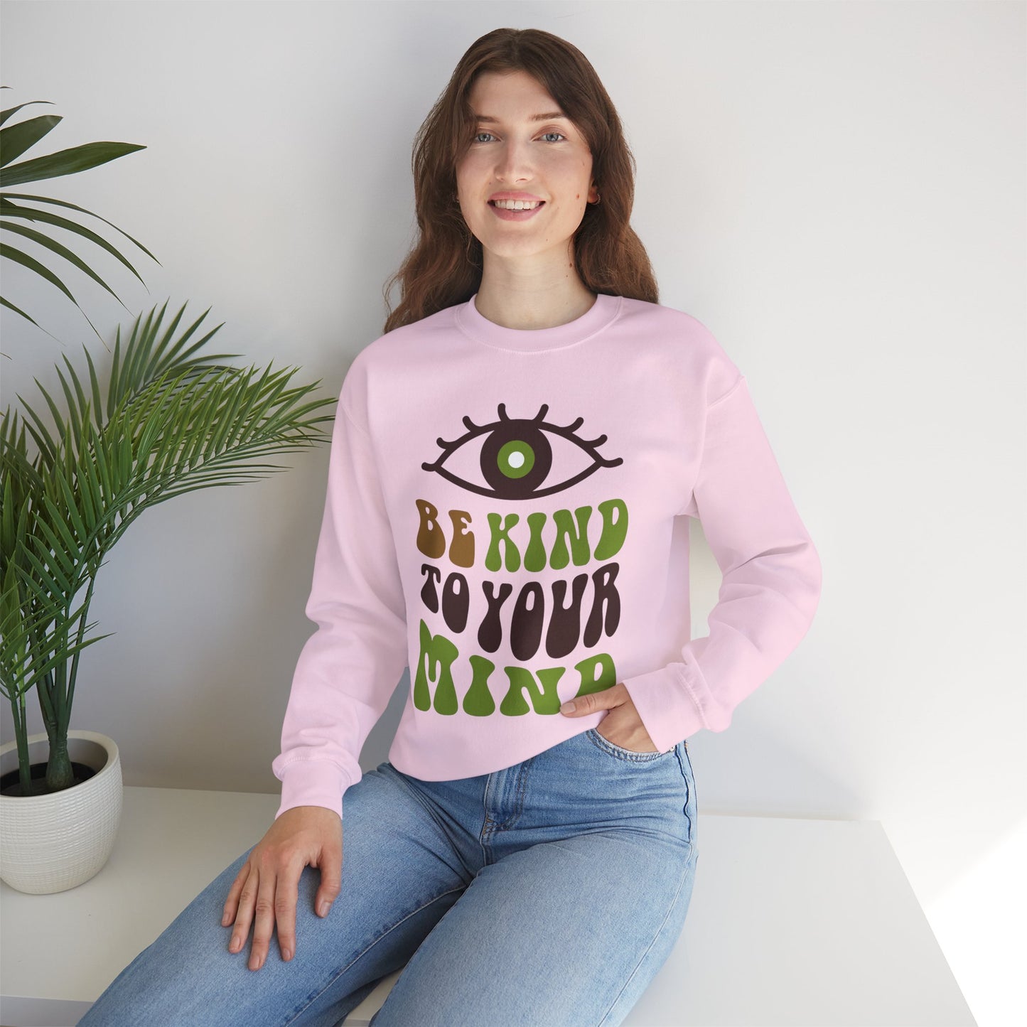 👁️Inner Vision - Kind Mind Crewneck Sweatshirt
