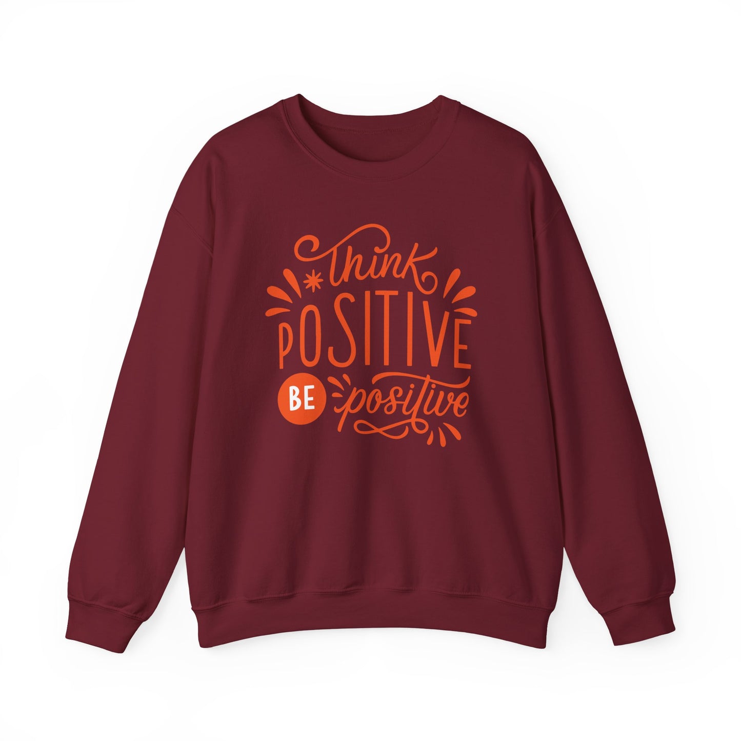 🌼Think Positive, Be Positive - Let Your Energy Bloom Crewneck Sweatshirt