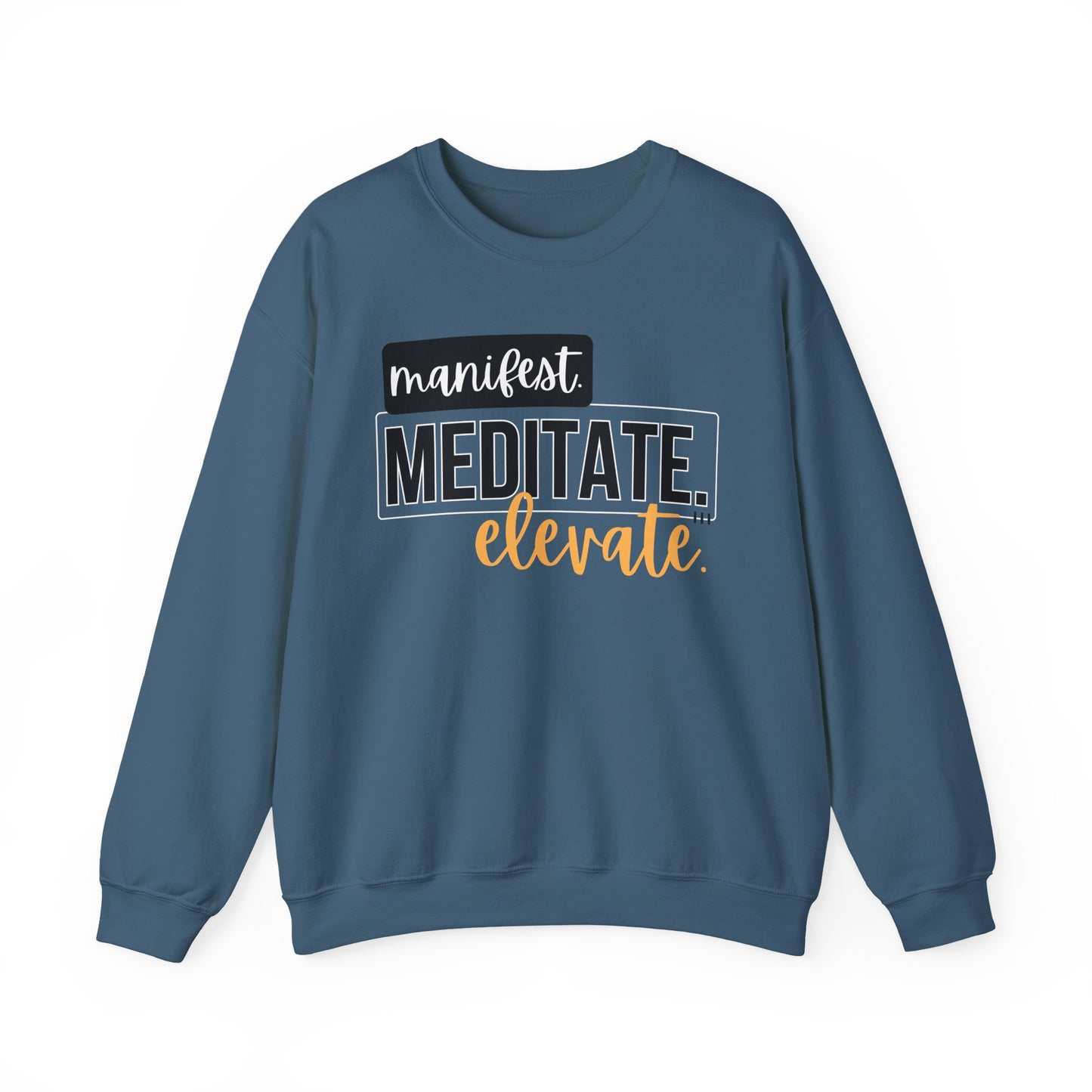 💫Manifest. Meditate. Elevate. - Align Your Energy Crewneck Sweatshirt