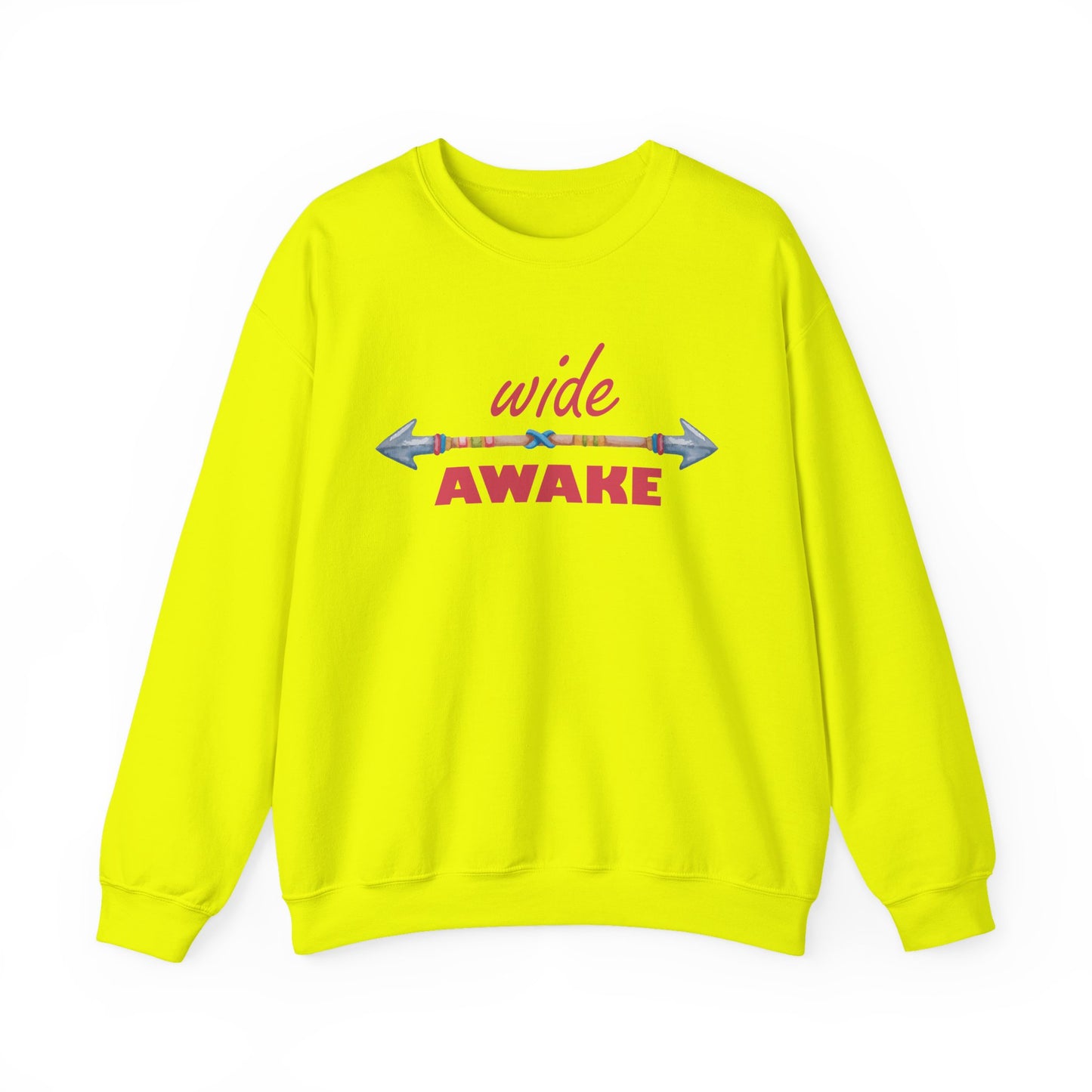 👁️🗨️Wide Awake - Aligned, Aware, Alive - Crewneck Sweatshirt