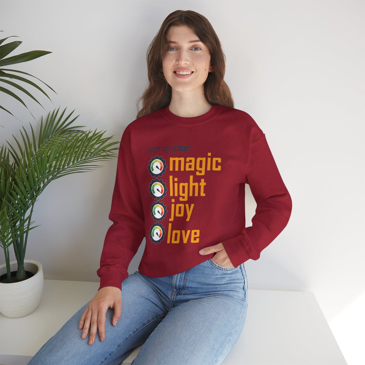🎚️Turn Up Your Light - A Soulful Volume of You - Crewneck Sweatshirt