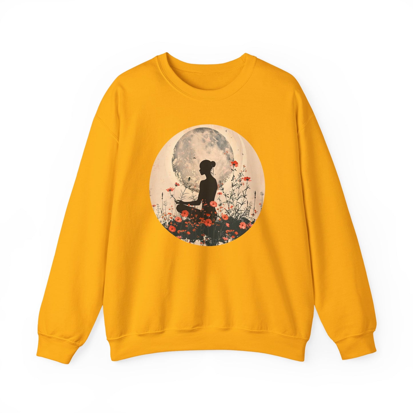 🌺Moonlit Stillness - A Sacred Space to Just Be Crewneck Sweatshirt