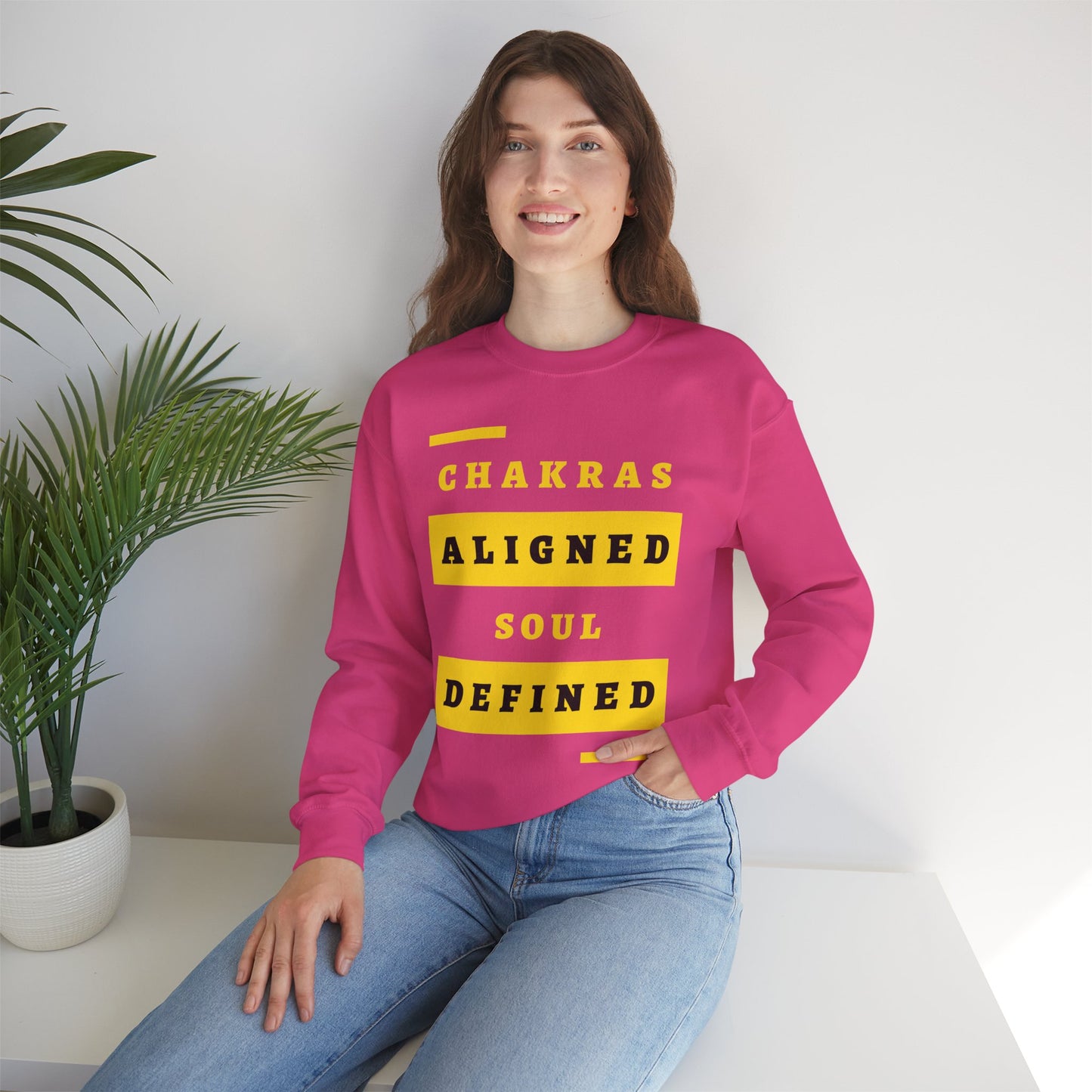 Chakras Aligned, Soul Defined π§ββοΈβ¨ Crewneck Sweatshirt