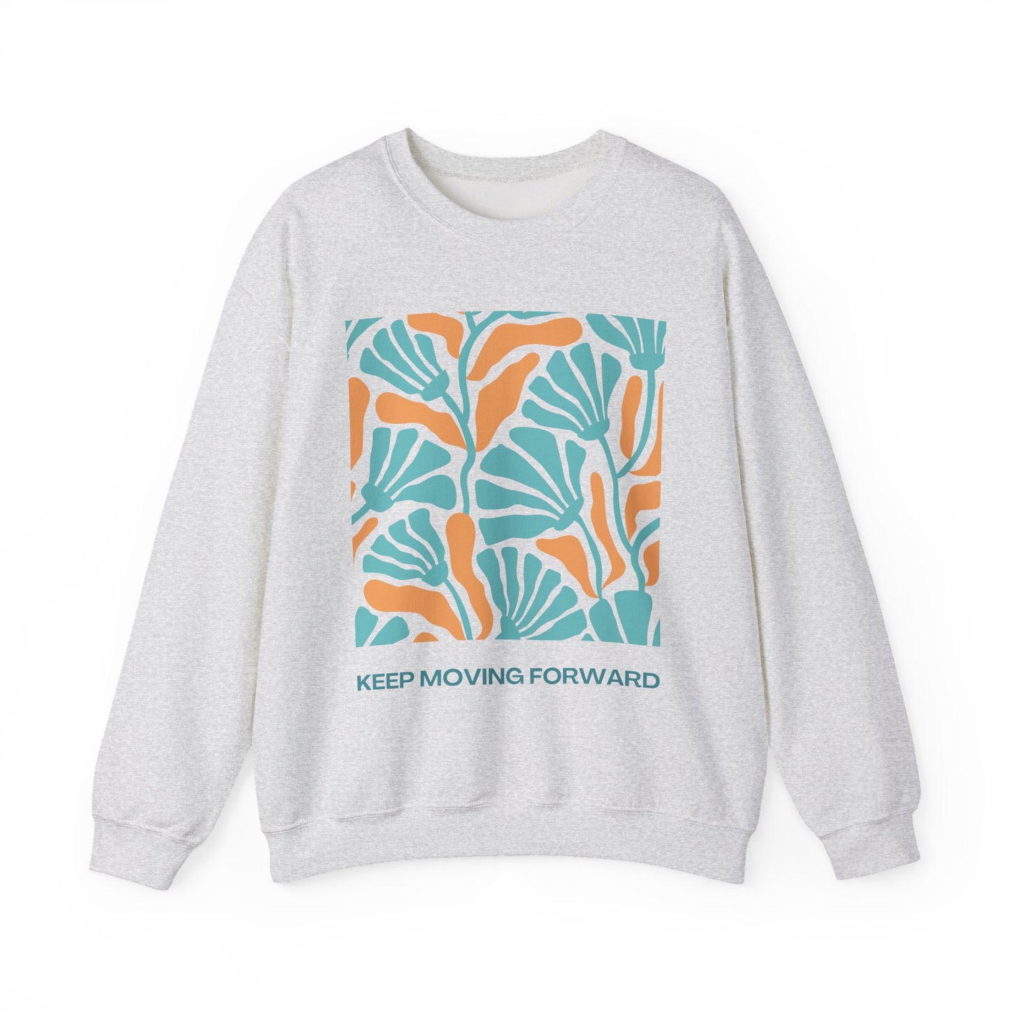 🌸Keep Moving Forward - Floral Flow Crewneck Sweatshirt