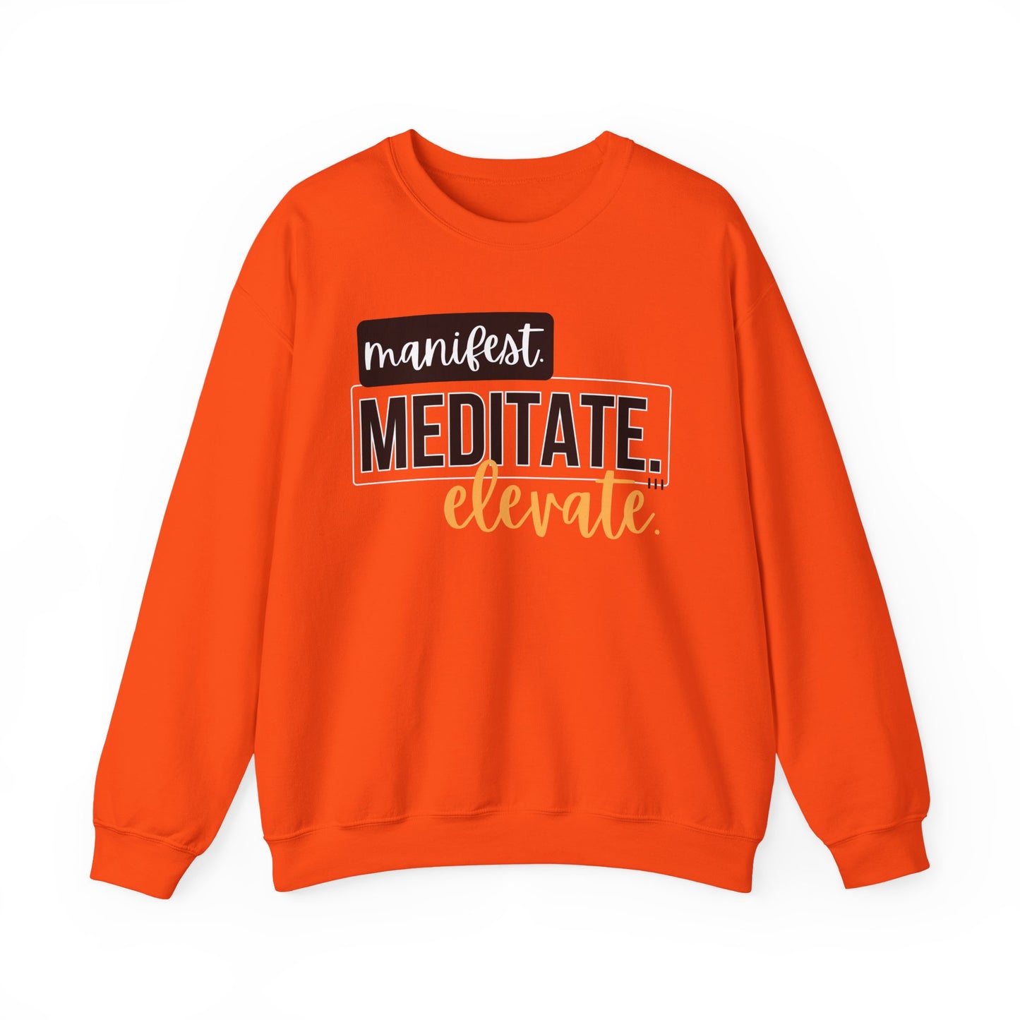 💫Manifest. Meditate. Elevate. - Align Your Energy Crewneck Sweatshirt