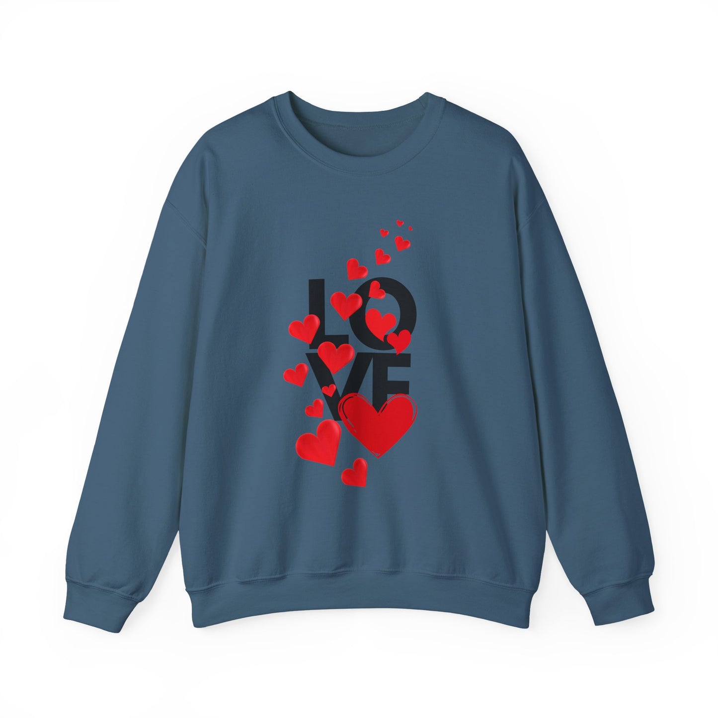 💖Love Woven in Hearts Crewneck Sweatshirt