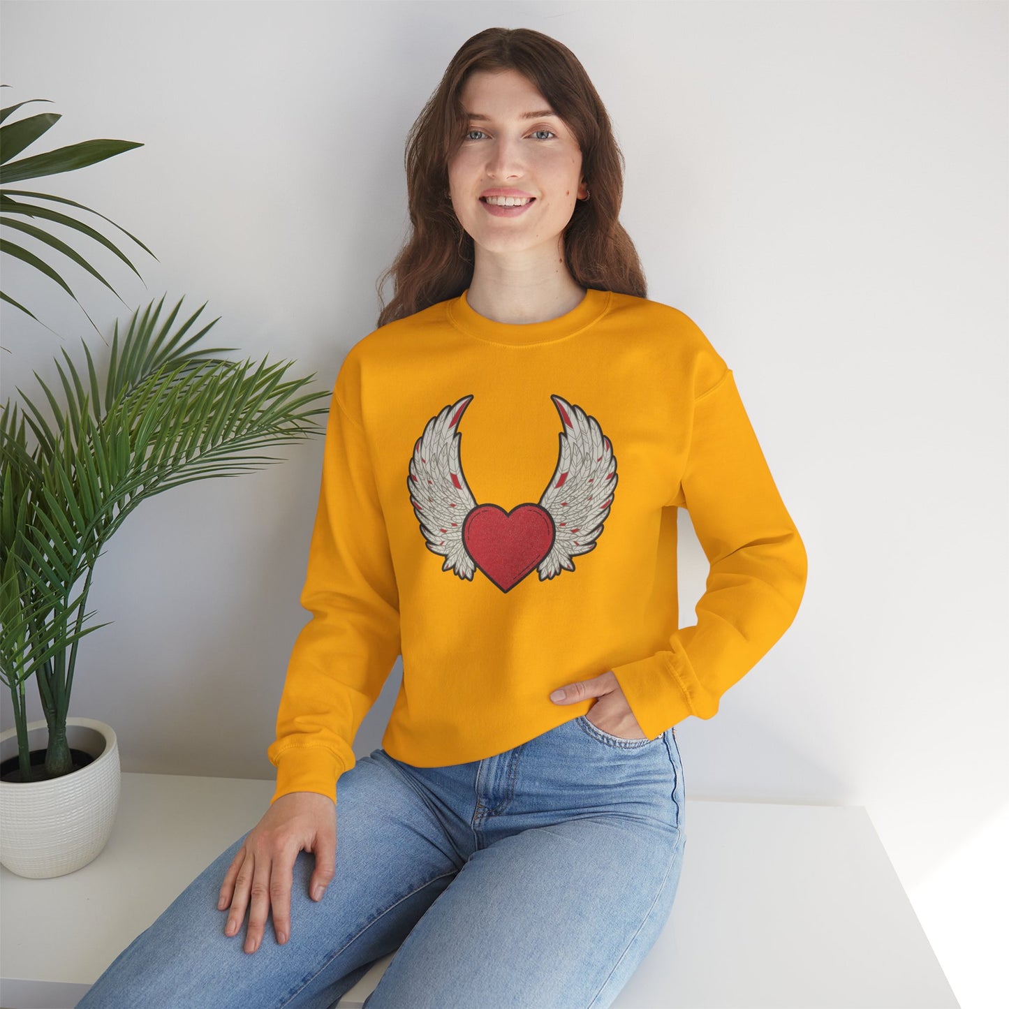❤️🔥When the Heart Aligns, It Takes Wings Crewneck Sweatshirt