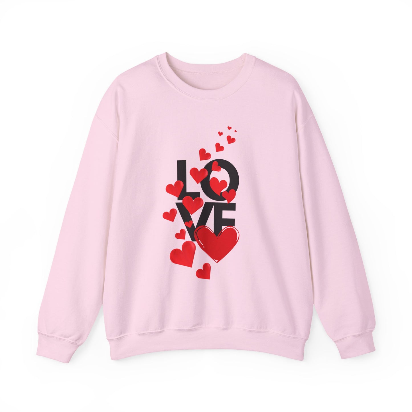💖Love Woven in Hearts Crewneck Sweatshirt