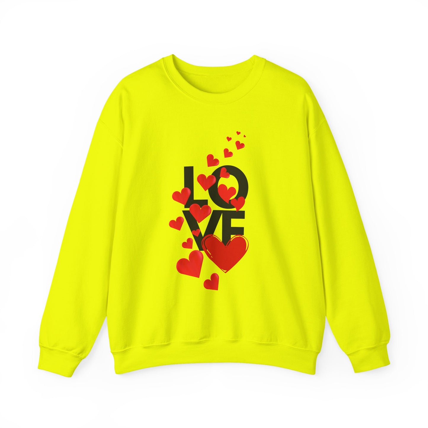💖Love Woven in Hearts Crewneck Sweatshirt