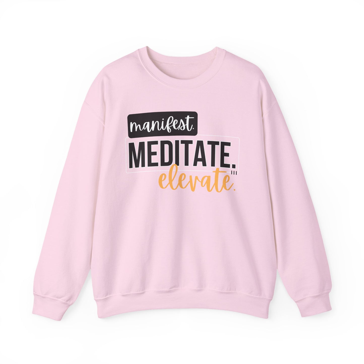 💫Manifest. Meditate. Elevate. - Align Your Energy Crewneck Sweatshirt