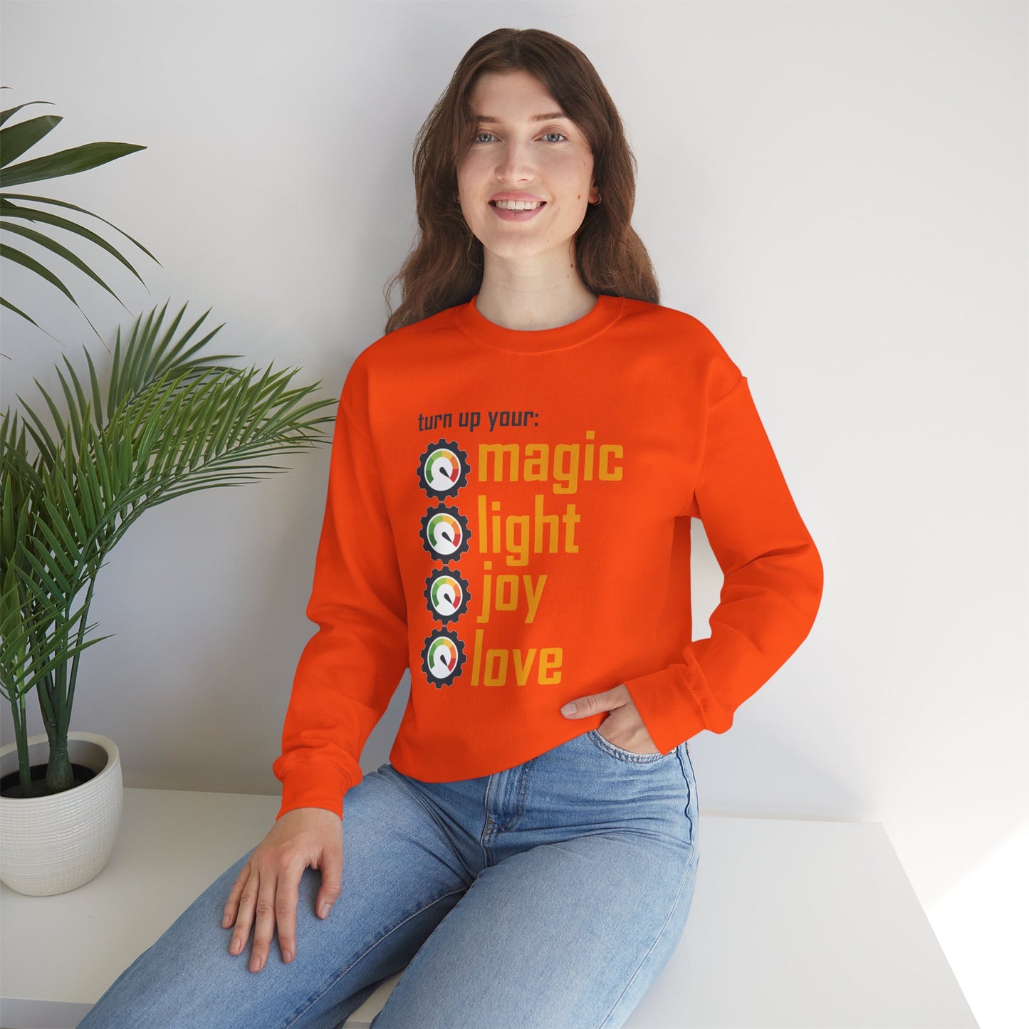 🎚️Turn Up Your Light - A Soulful Volume of You - Crewneck Sweatshirt