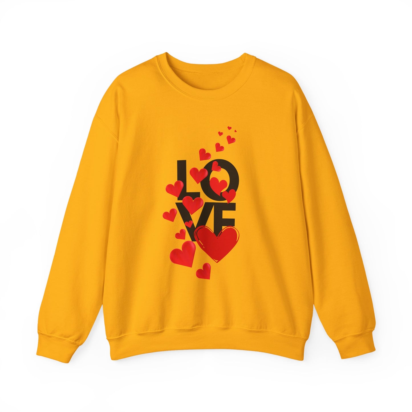 💖Love Woven in Hearts Crewneck Sweatshirt