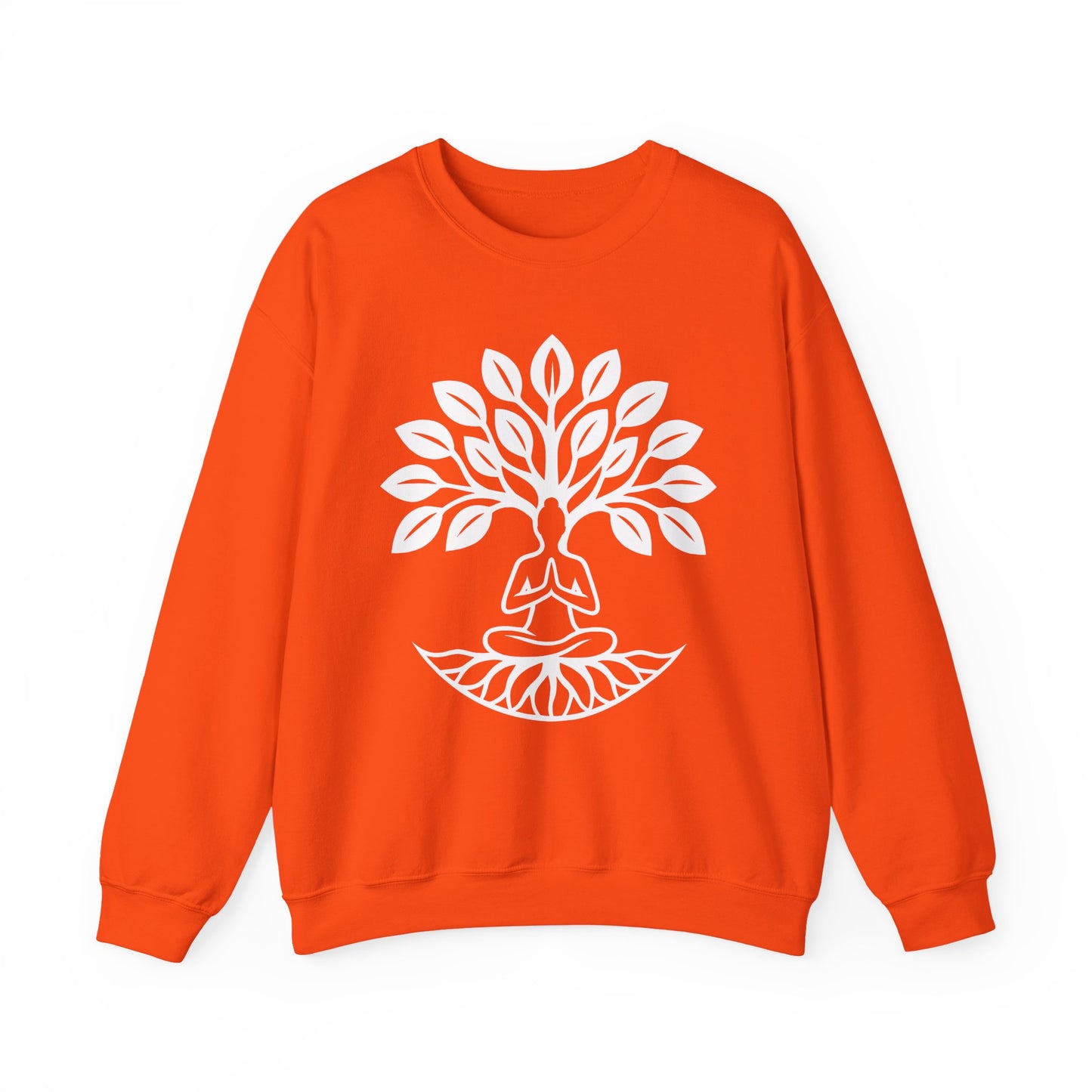 🌿Rooted in Stillness - Tree of Life Crewneck Sweatshirt