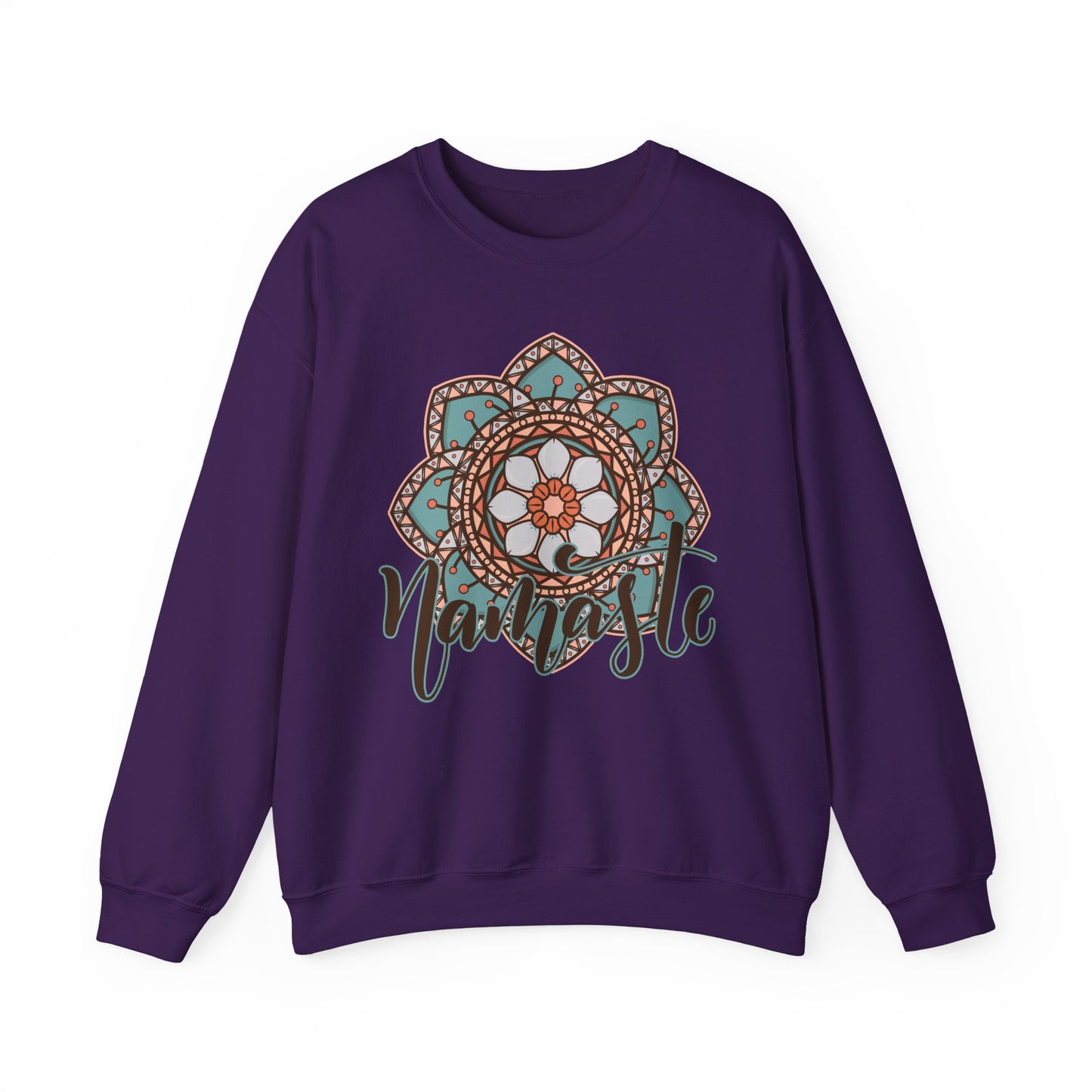 Namaste in Bloom🌸 - Mandala Crewneck Sweatshirt