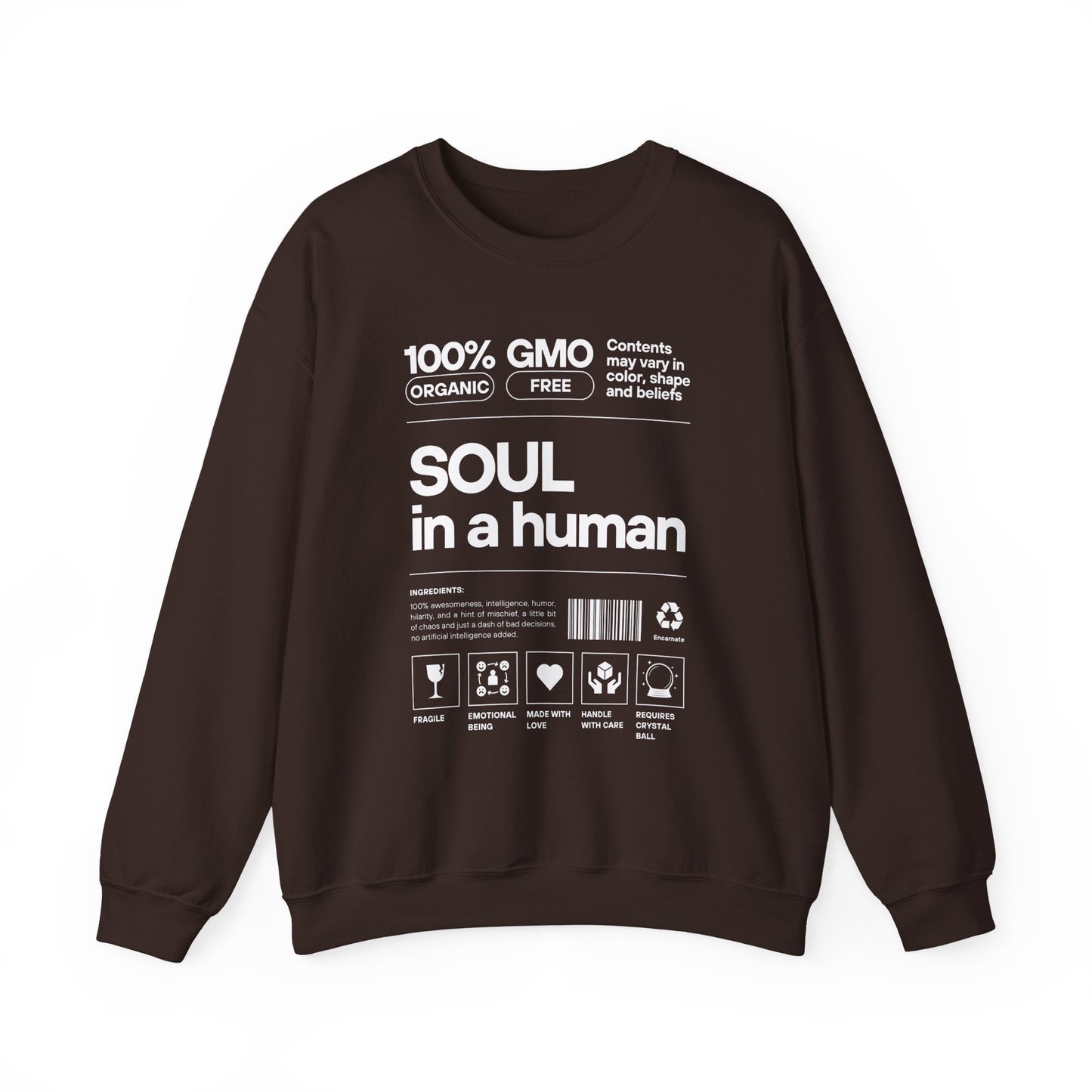 🧬Soul Ingredients - Human Label Crewneck Sweatshirt